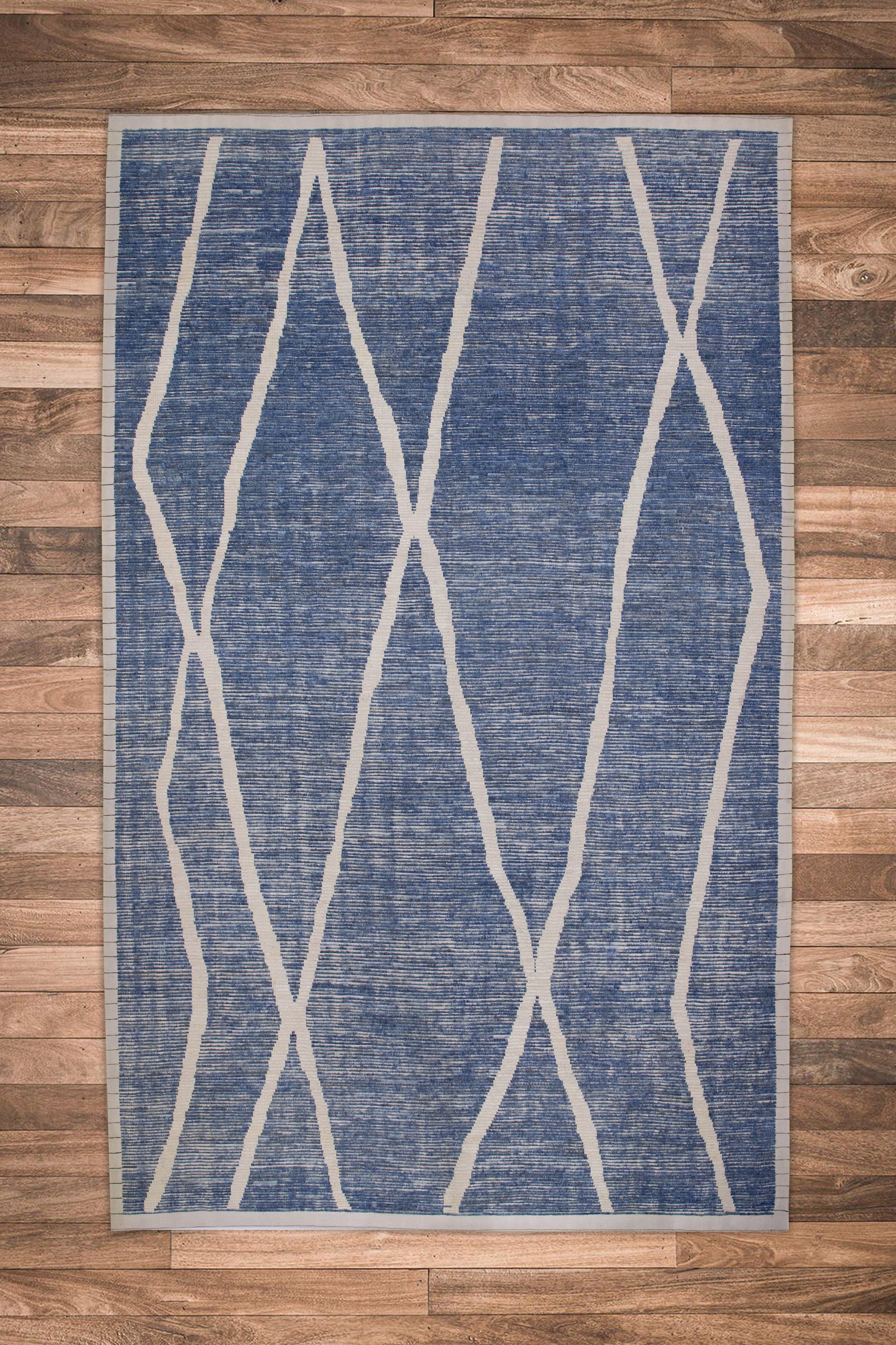 Turkish Tulu Rug Hand Knotted 9'9" x 14'5" #8209