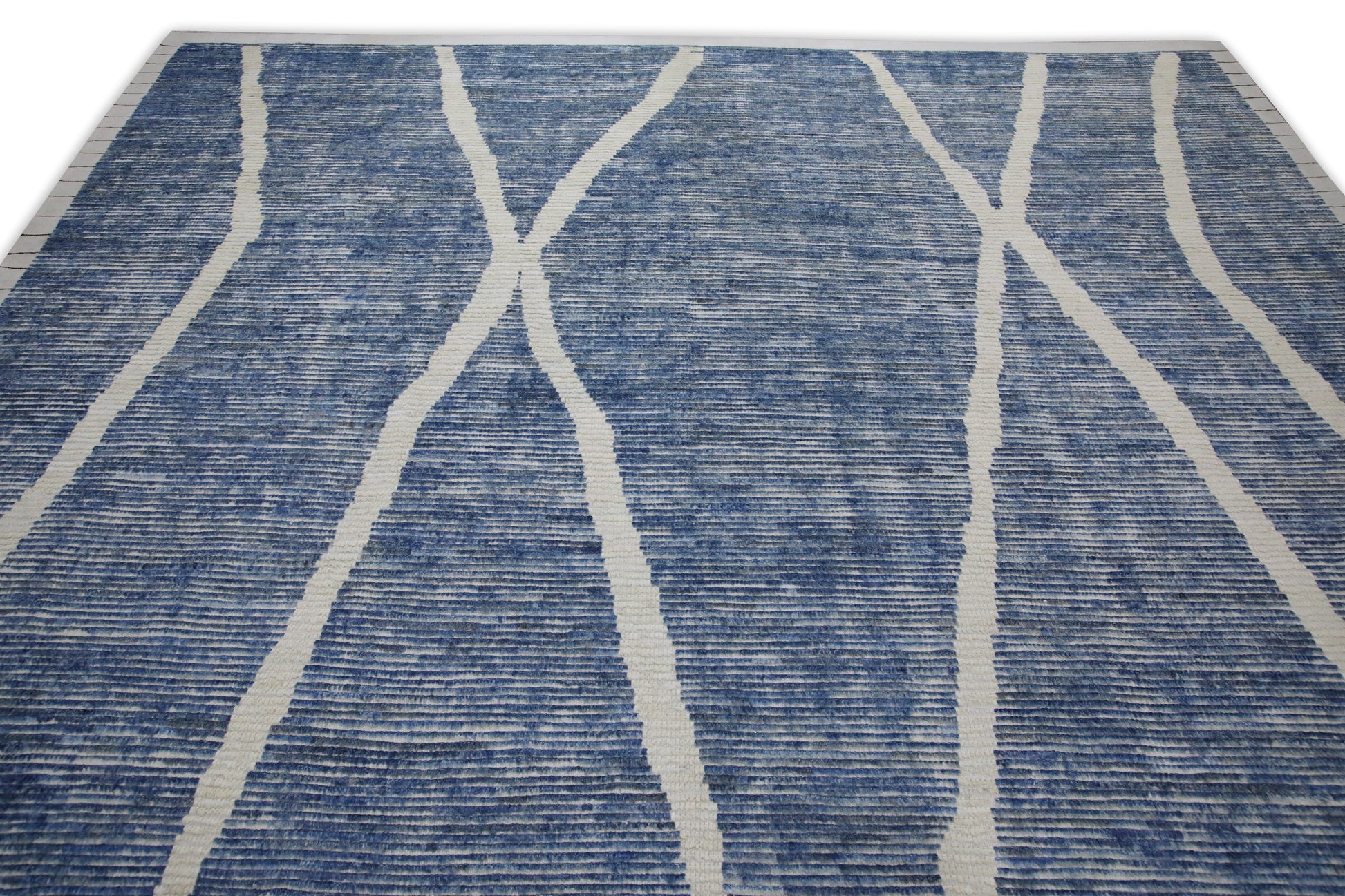 Turkish Tulu Rug Hand Knotted 9'9" x 14'5" #8209