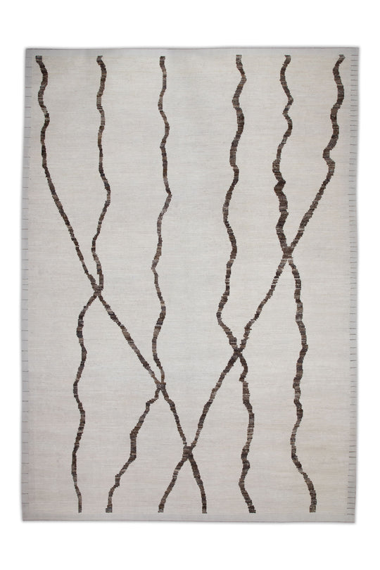 #8169 Hand Knotted Turkish Tulu Rug 10'1" x 14'5"