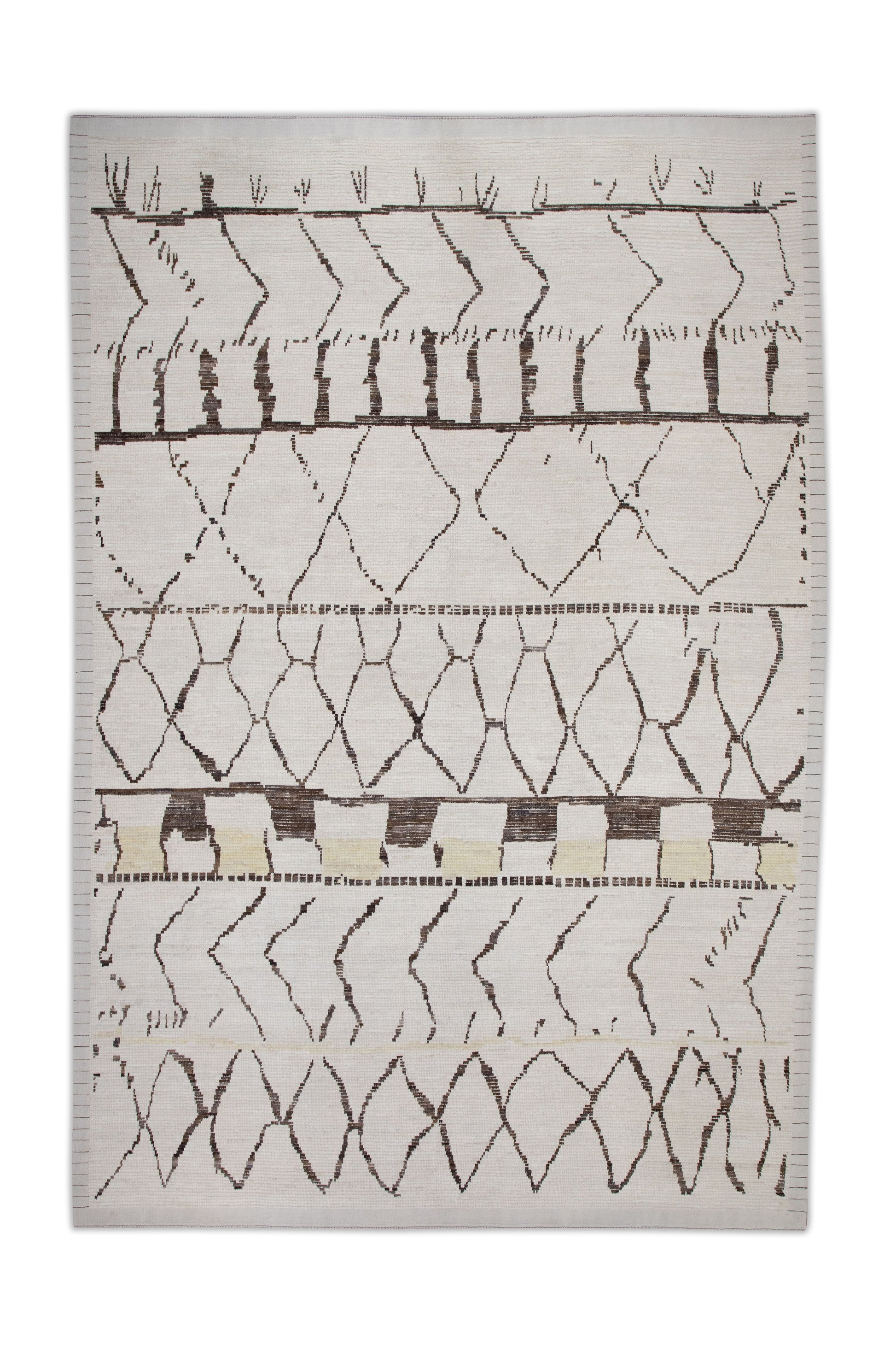 Turkish Tulu Rug Hand Knotted 9'8" x 14'4" #8017
