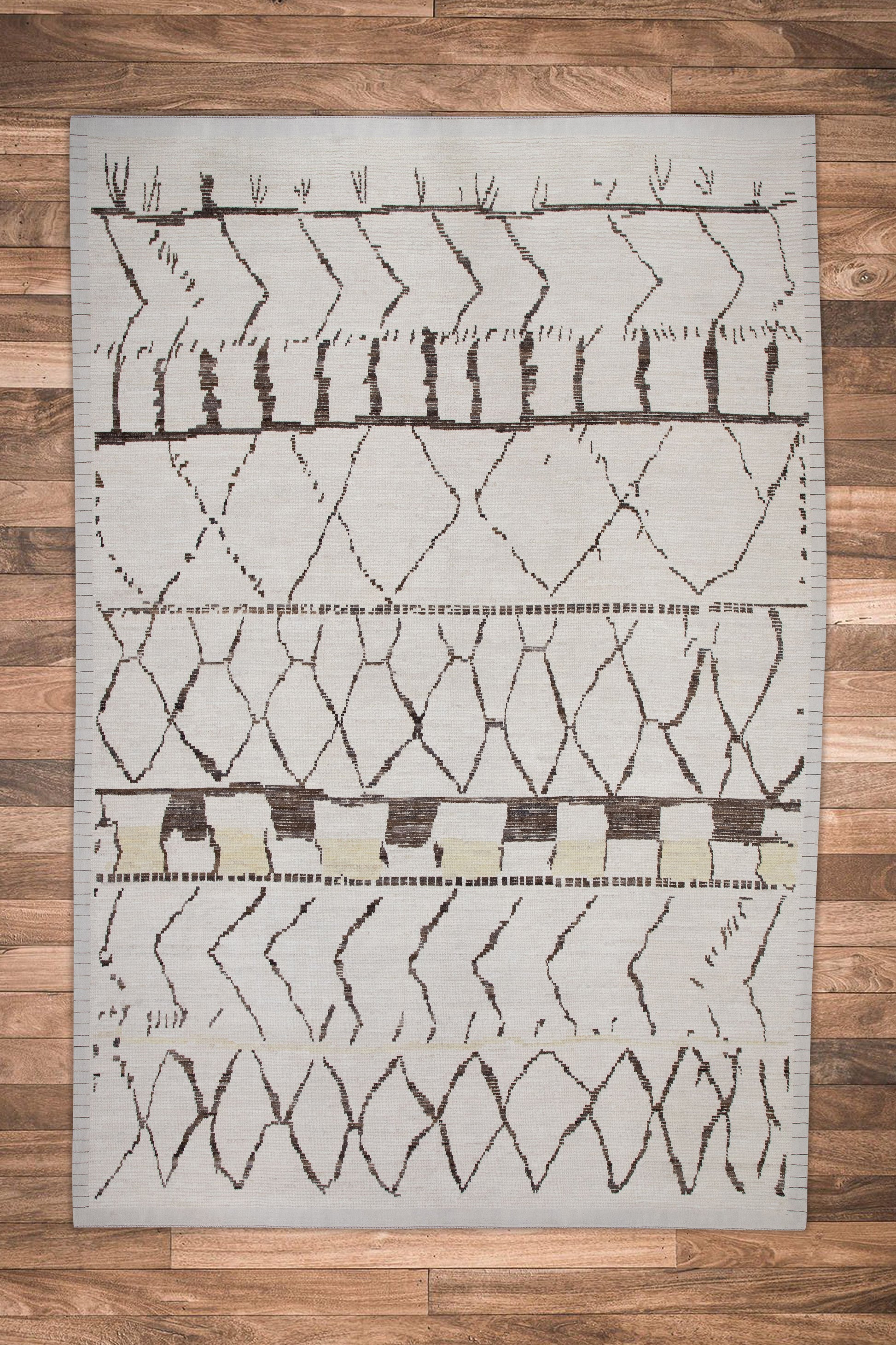 Turkish Tulu Rug Hand Knotted 9'8" x 14'4" #8017