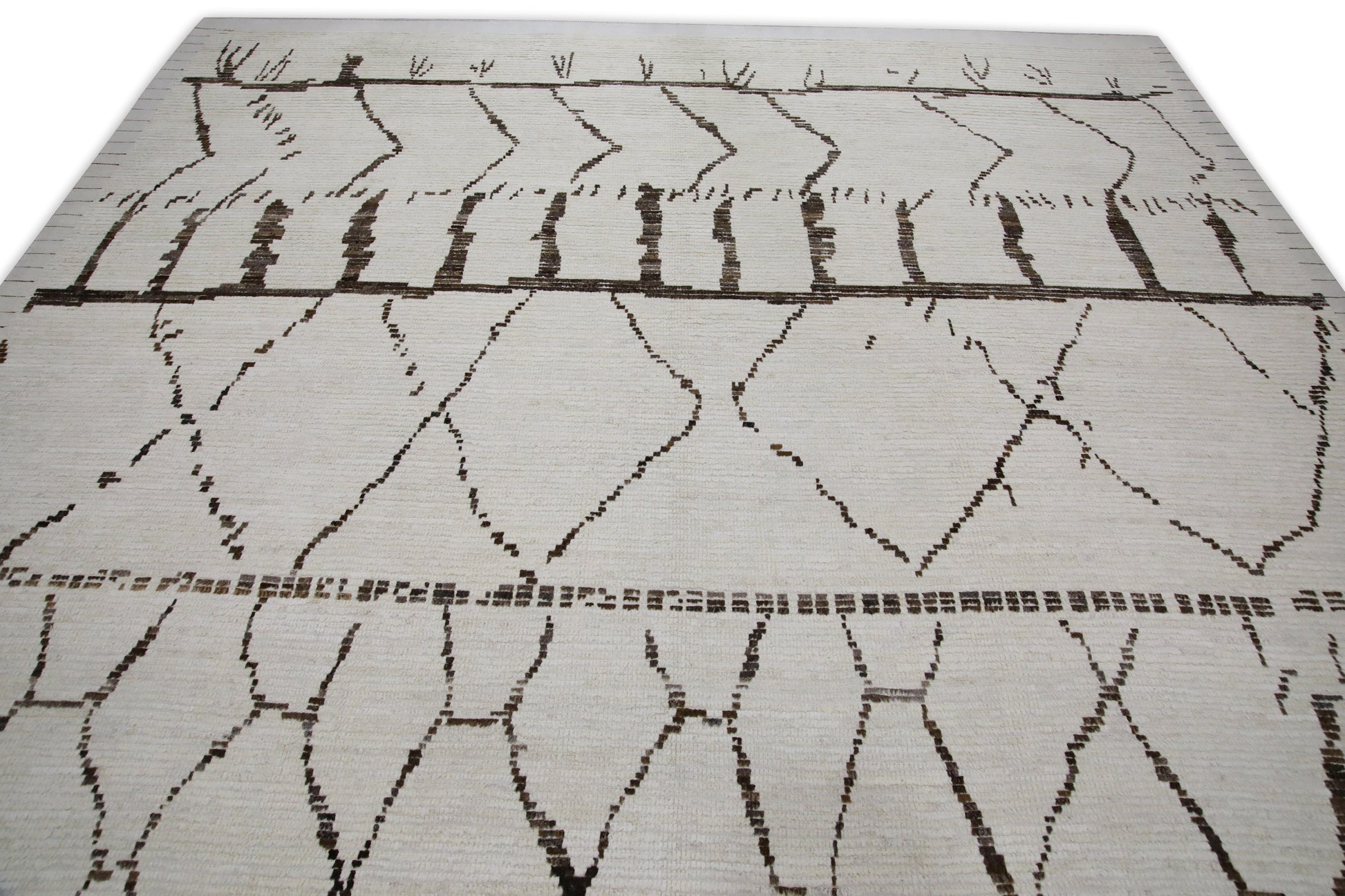 Turkish Tulu Rug Hand Knotted 9'8" x 14'4" #8017