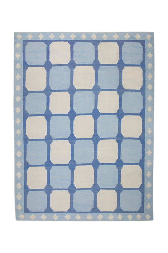 #10834 Oriental Flat Weave Turkish Kilim 9'2" x 12'6"