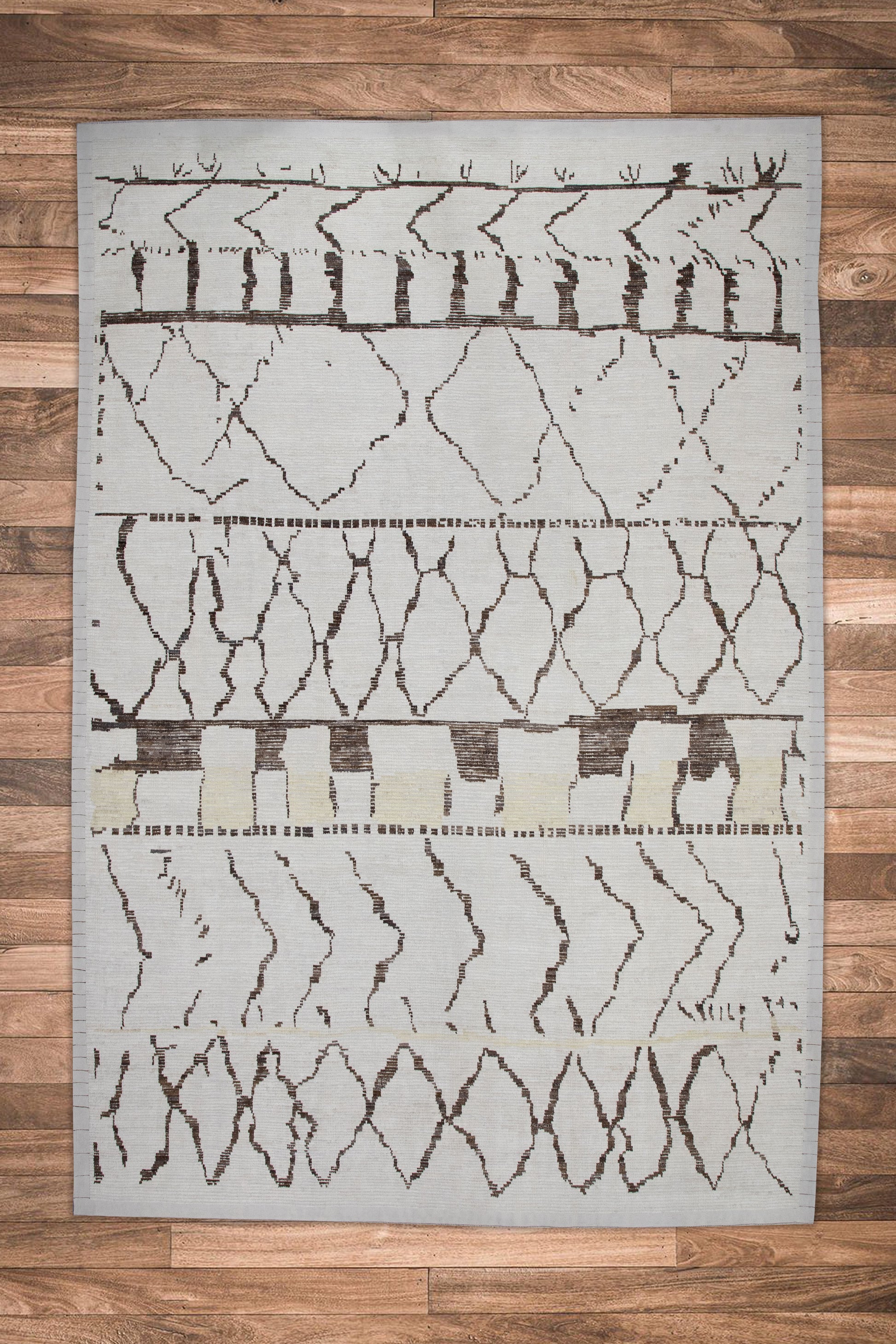 Turkish Tulu Rug Hand Knotted 10' x 14'9" #8213