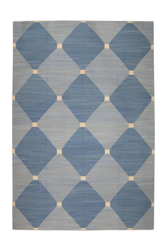 #10917 Oriental Flat Weave Turkish Kilim 10'2" x 15'2"