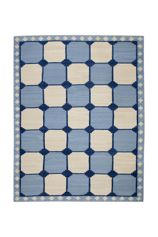 #10979 Oriental Flat Weave Turkish Kilim 9'5" x 12'1"