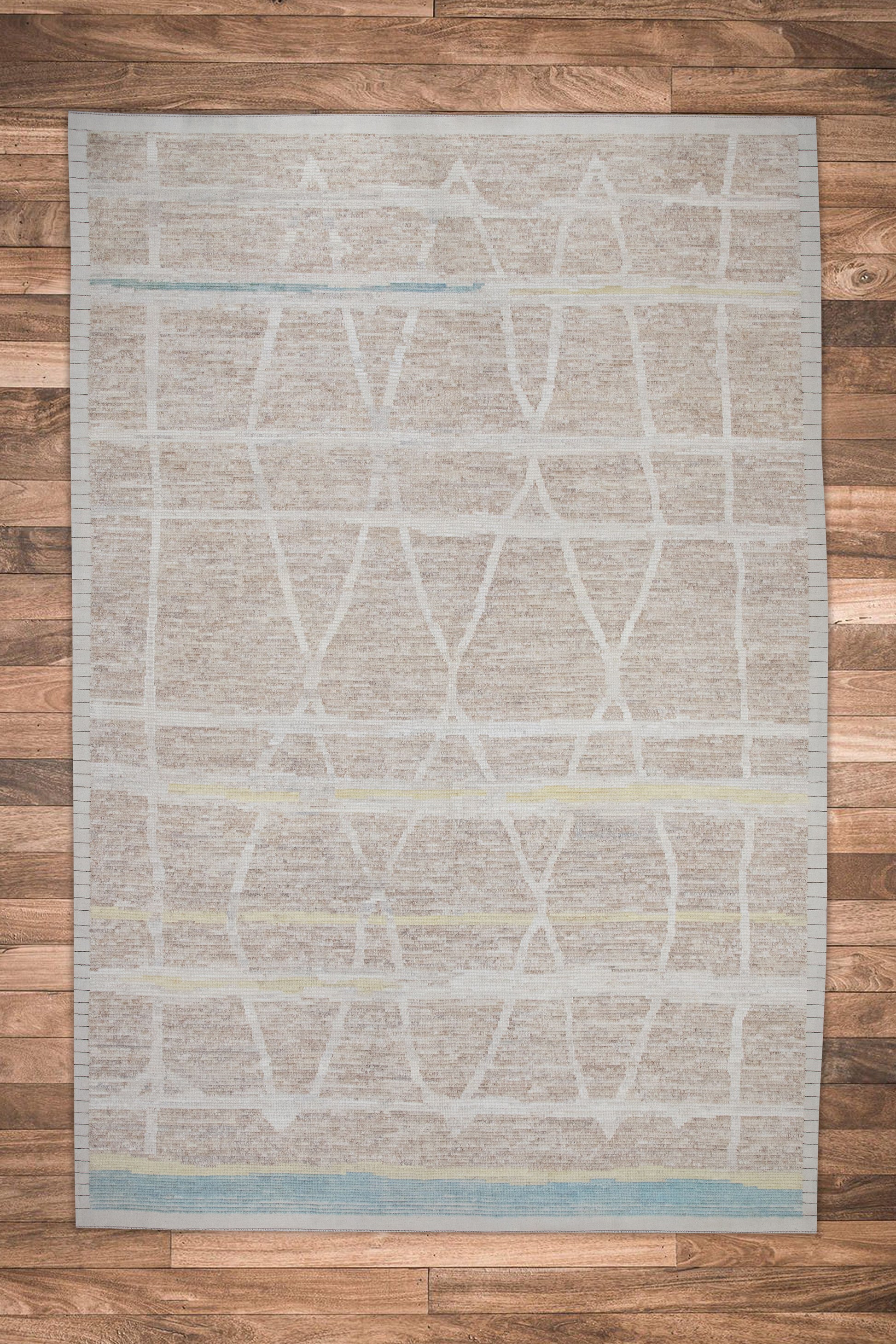 Turkish Tulu Rug Hand Knotted 9'7" x 14'2" #8158