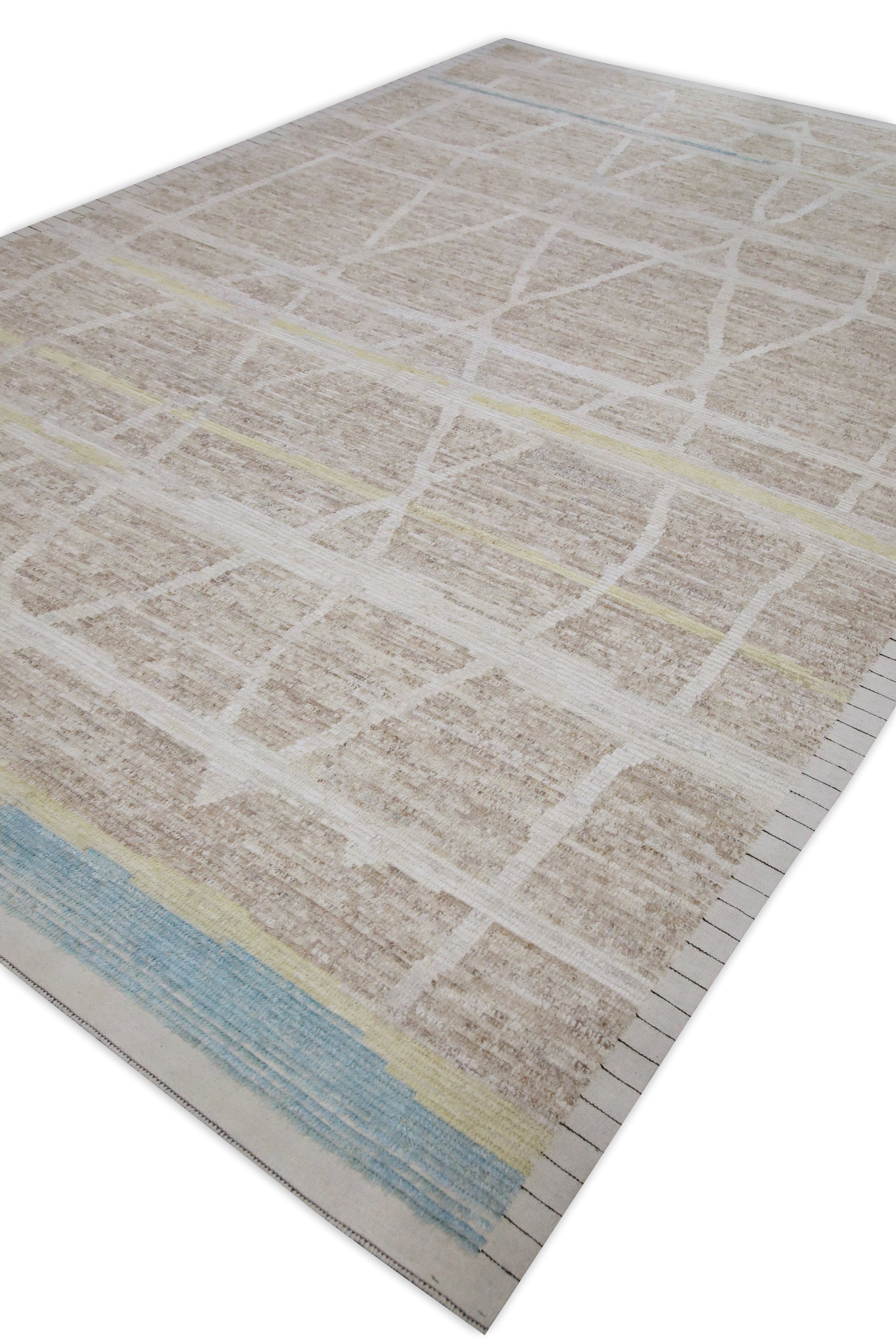 Turkish Tulu Rug Hand Knotted 9'7" x 14'2" #8158