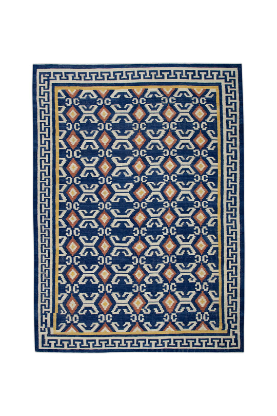 #11067 Oriental Flat Weave Turkish Kilim 8'3" x 11'4"