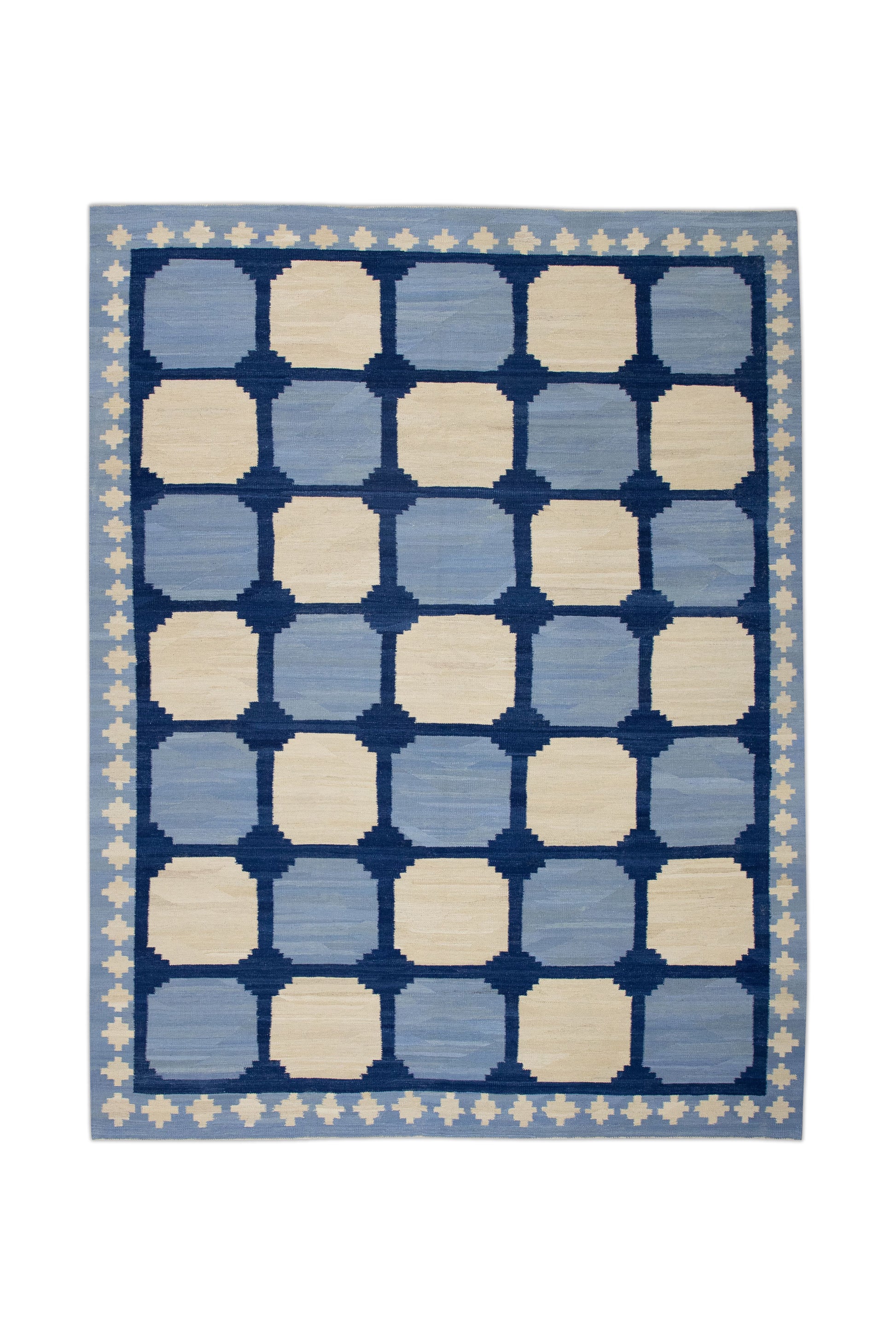 Oriental Flatweave Turkish Kilim 7'11" x 10'4" #10992