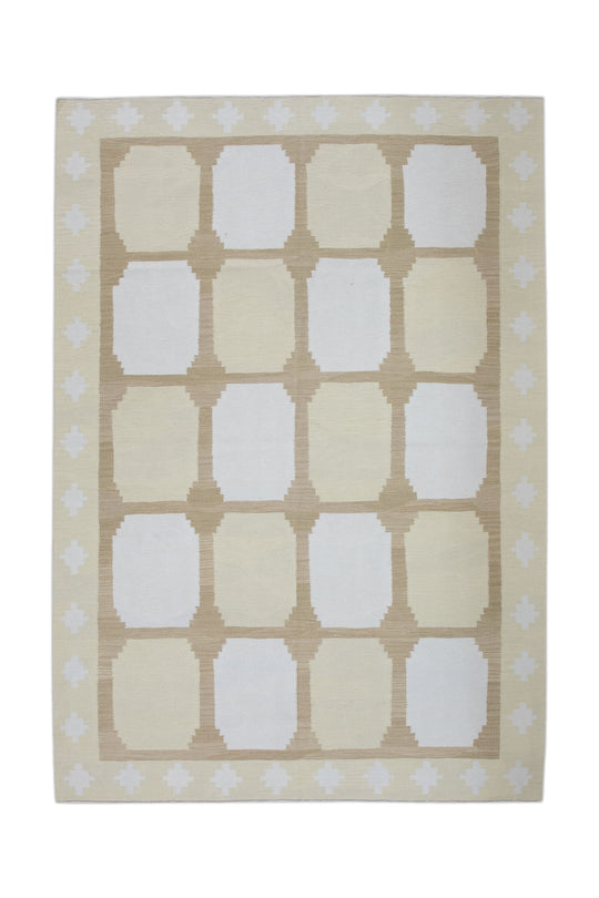 #10968 Oriental Flat Weave Turkish Kilim 6'2" x 9'