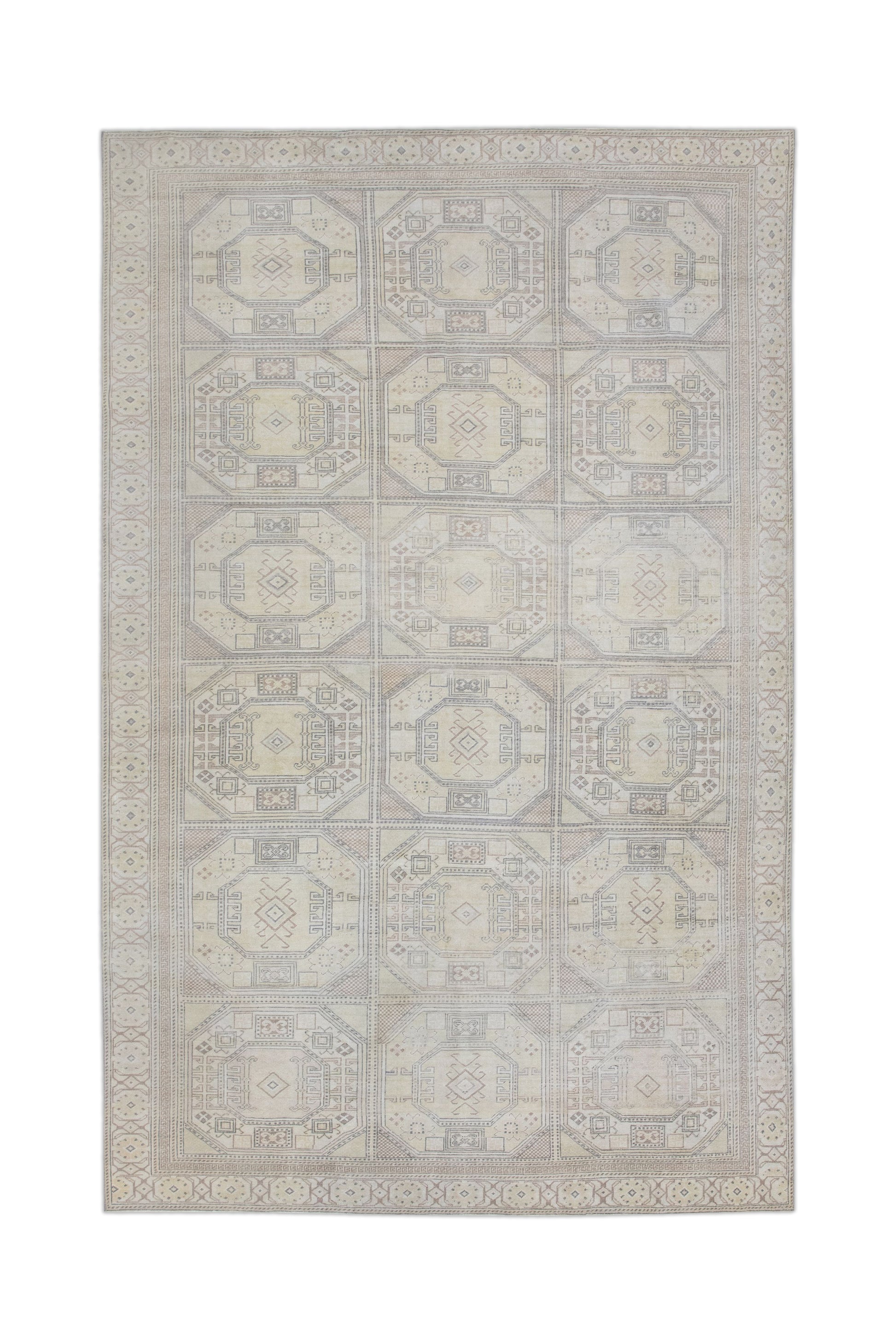 Turkish Vintage Anatolian Rug  6'1" x 9'8" #11106