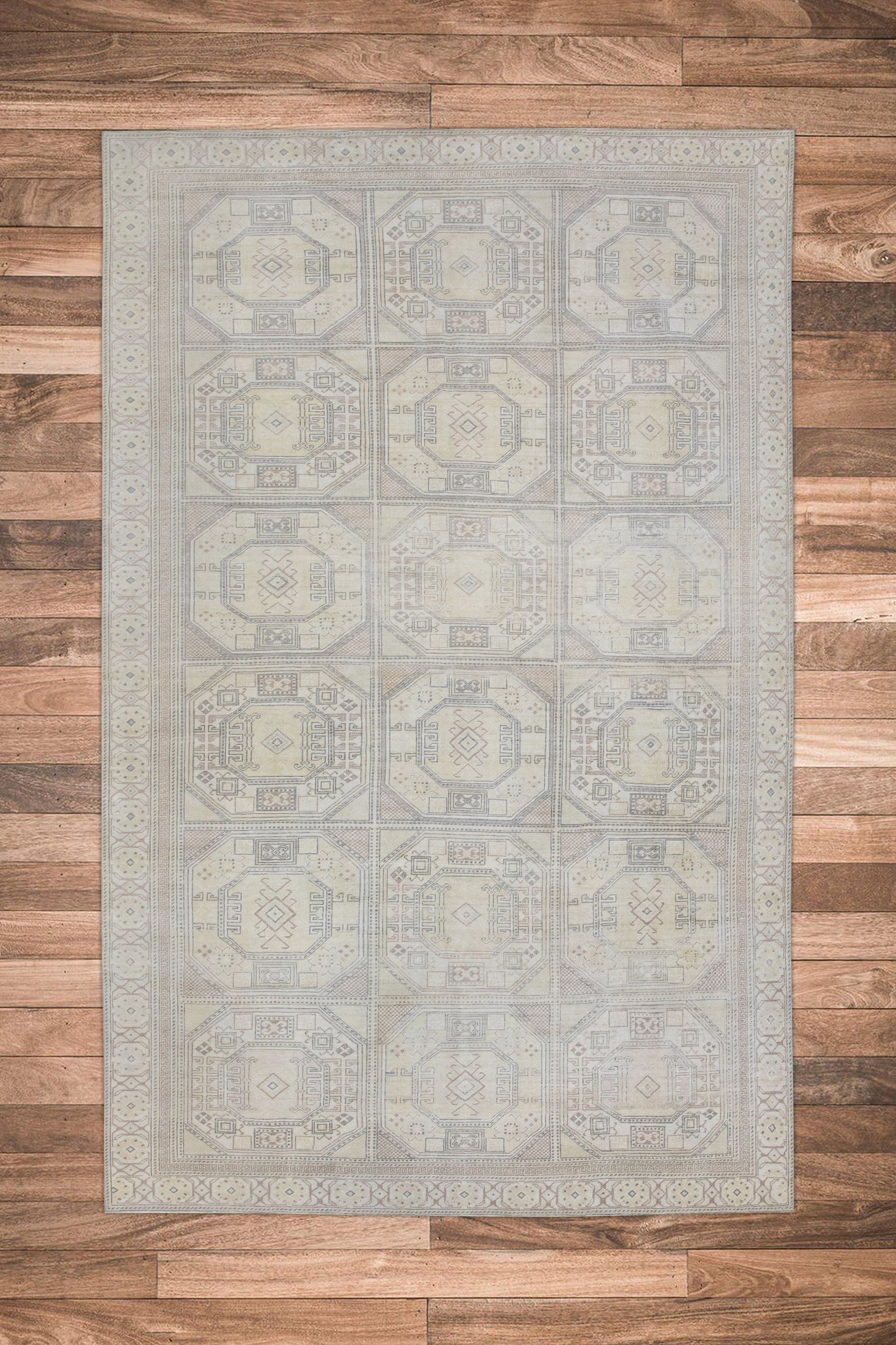 Turkish Vintage Anatolian Rug  6'1" x 9'8" #11106