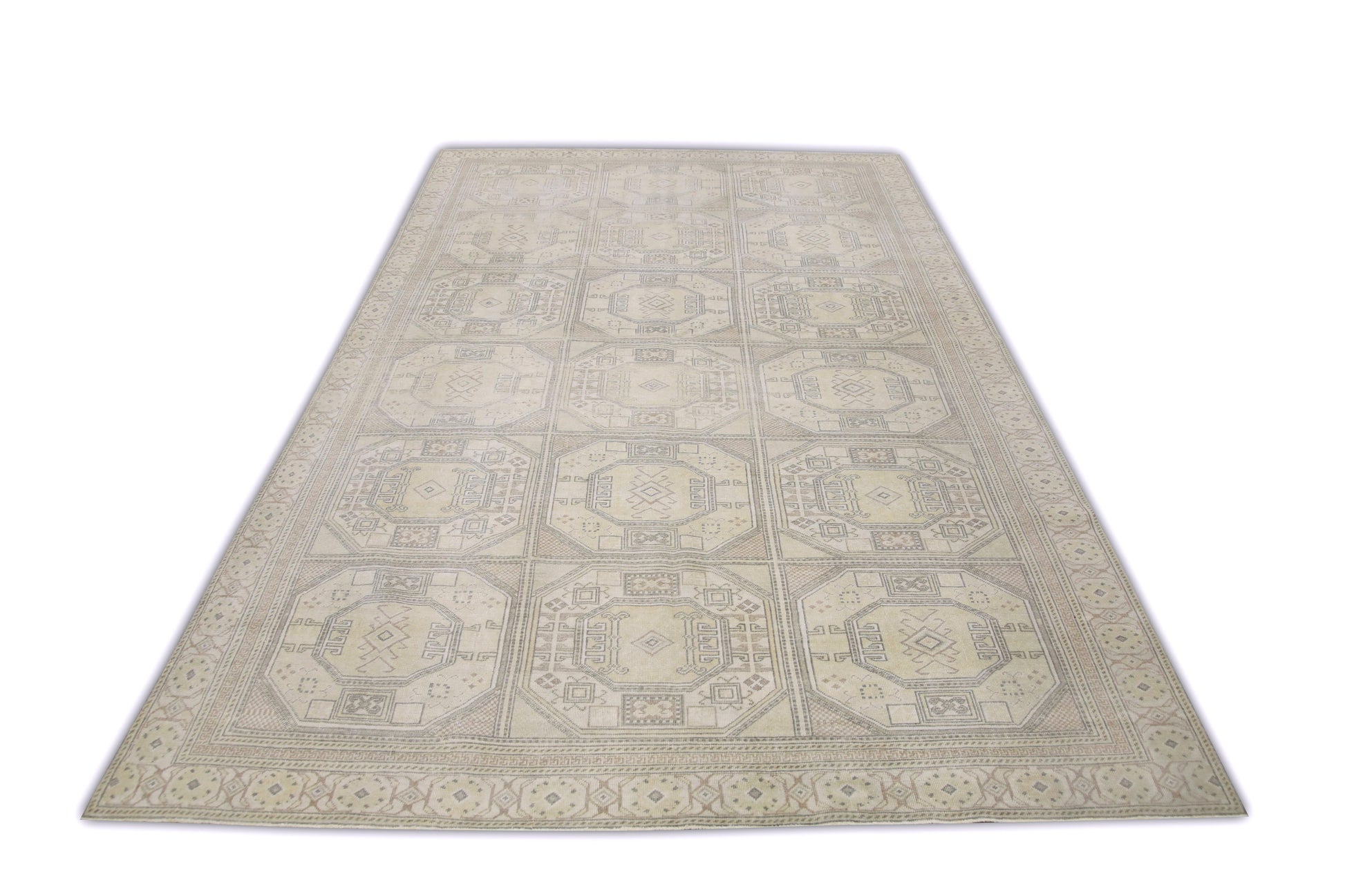 Turkish Vintage Anatolian Rug  6'1" x 9'8" #11106