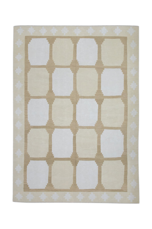 Oriental Flatweave Turkish Kilim 6'3" x 8'10" #10766