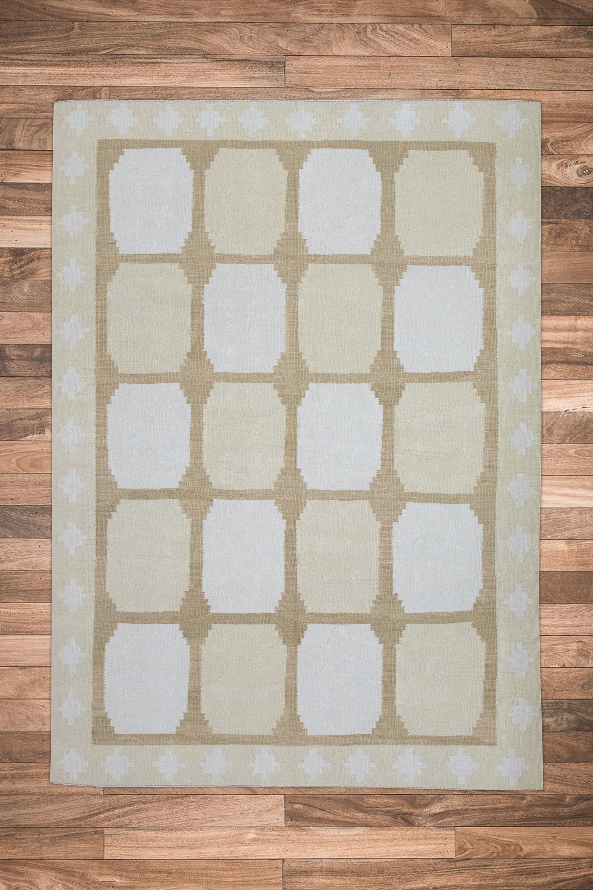 Oriental Flatweave Turkish Kilim 6'3" x 8'10" #10766