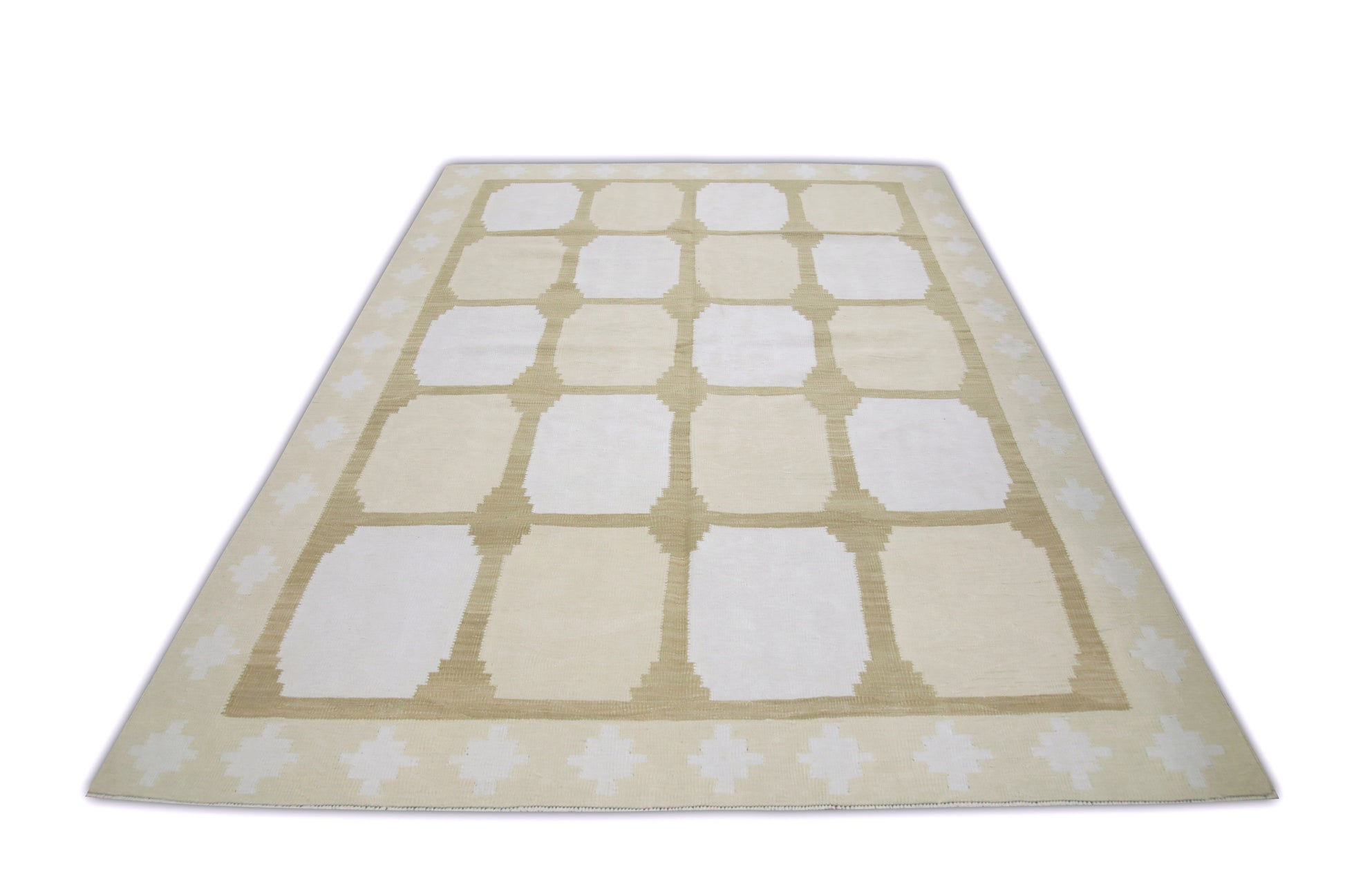 Oriental Flatweave Turkish Kilim 6'3" x 8'10" #10766