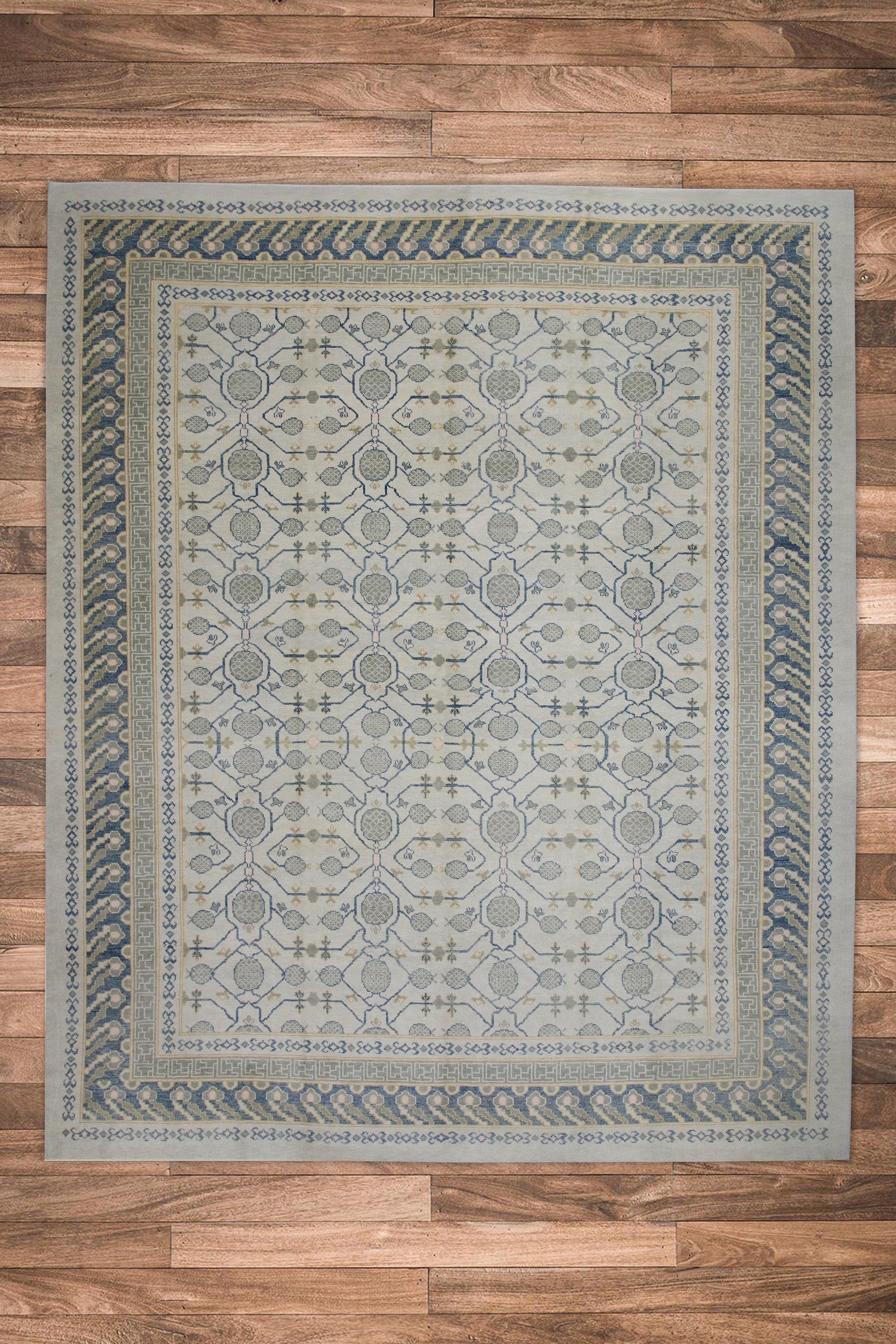 Turkish Oushak Rug 12'2" x 14'9" #7597