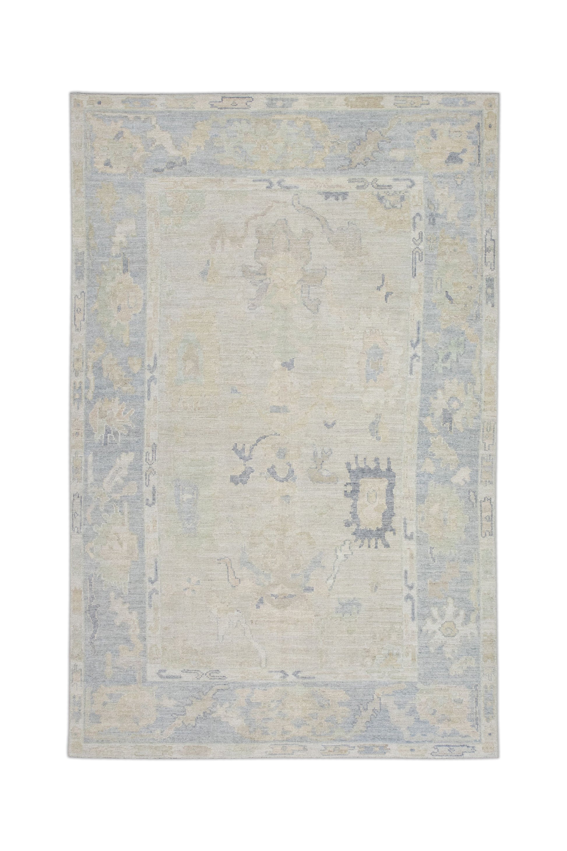 Turkish Oushak Rug 5'10" x 8'11" #10873