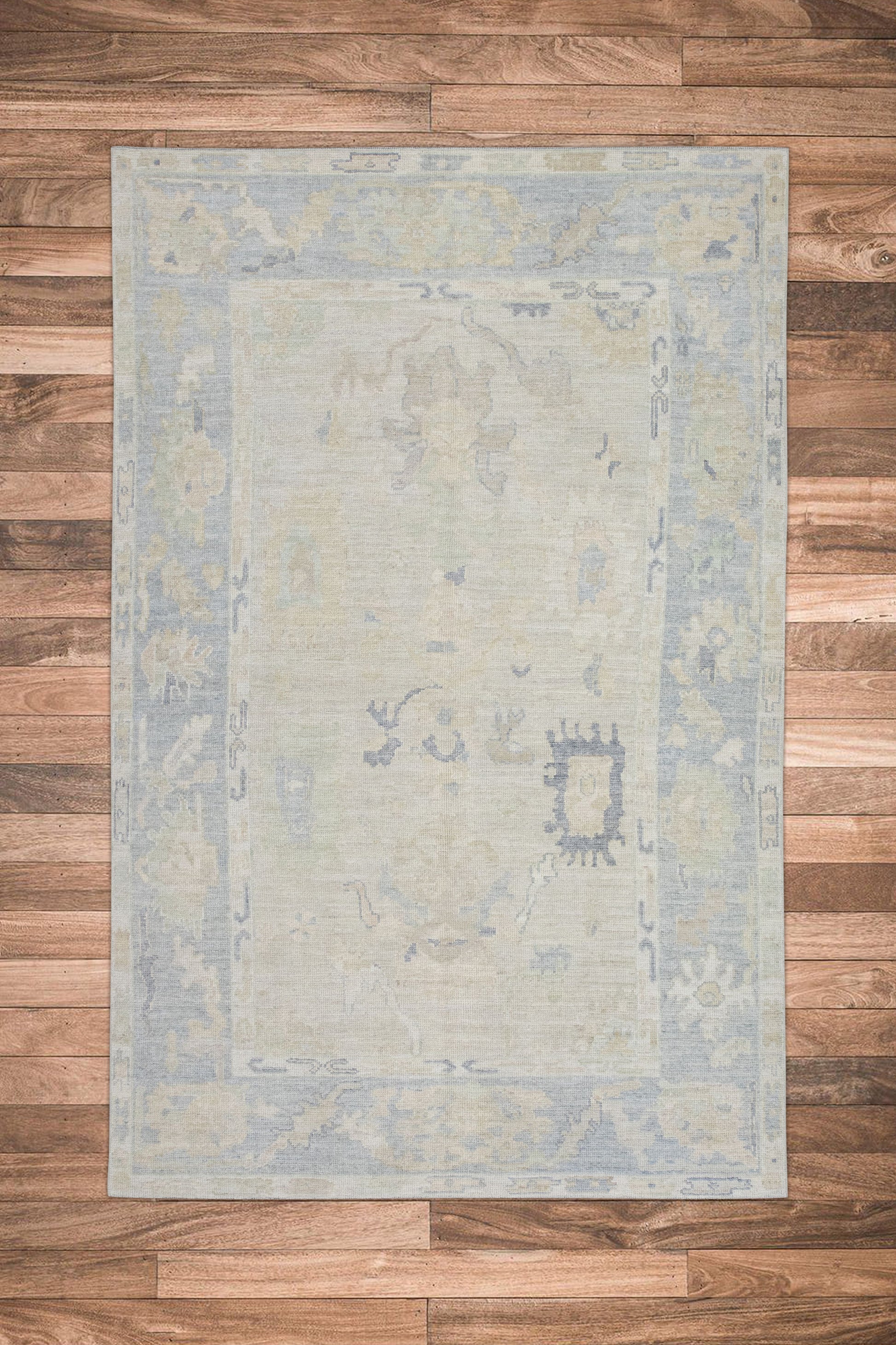 Turkish Oushak Rug 5'10" x 8'11" #10873