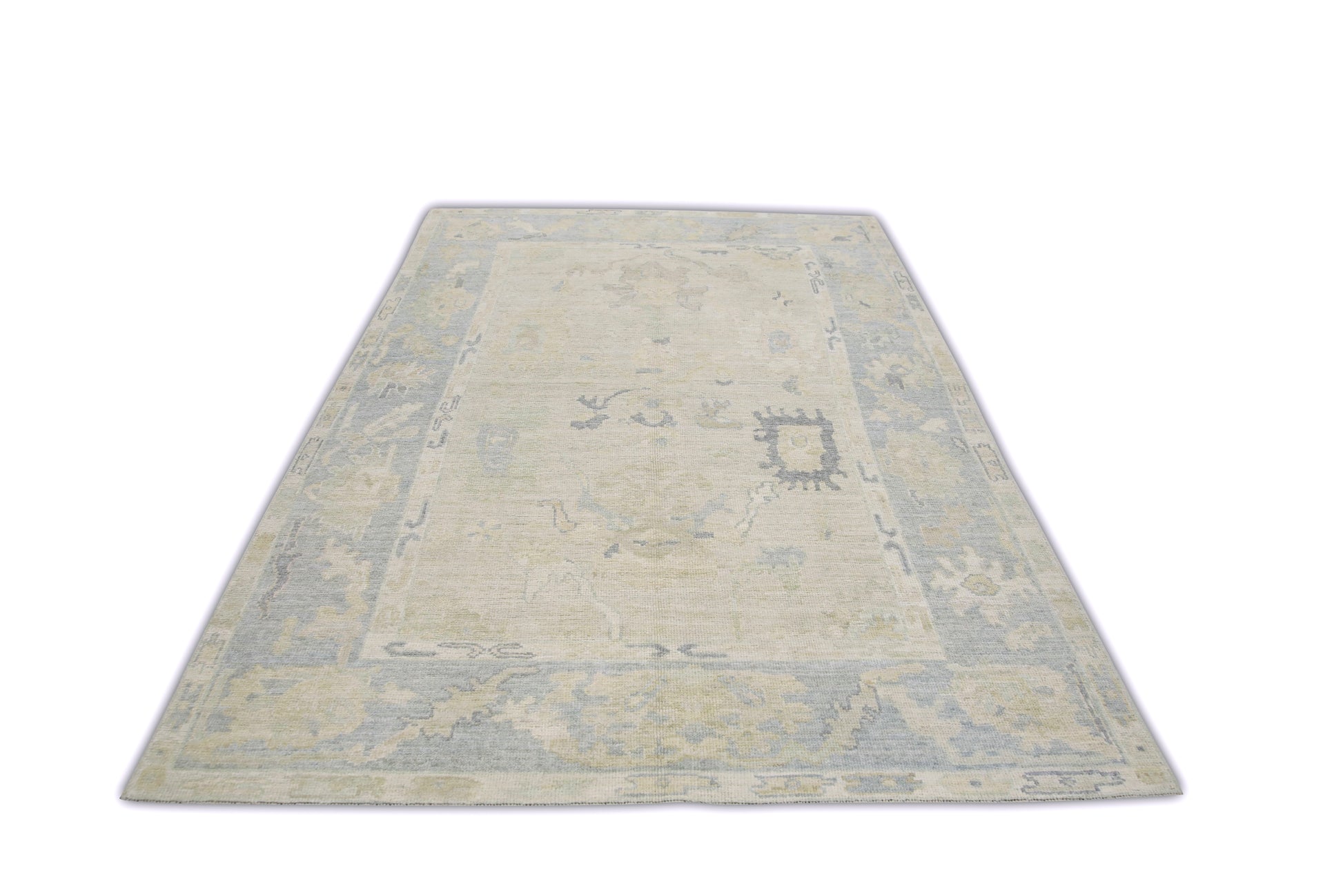Turkish Oushak Rug 5'10" x 8'11" #10873