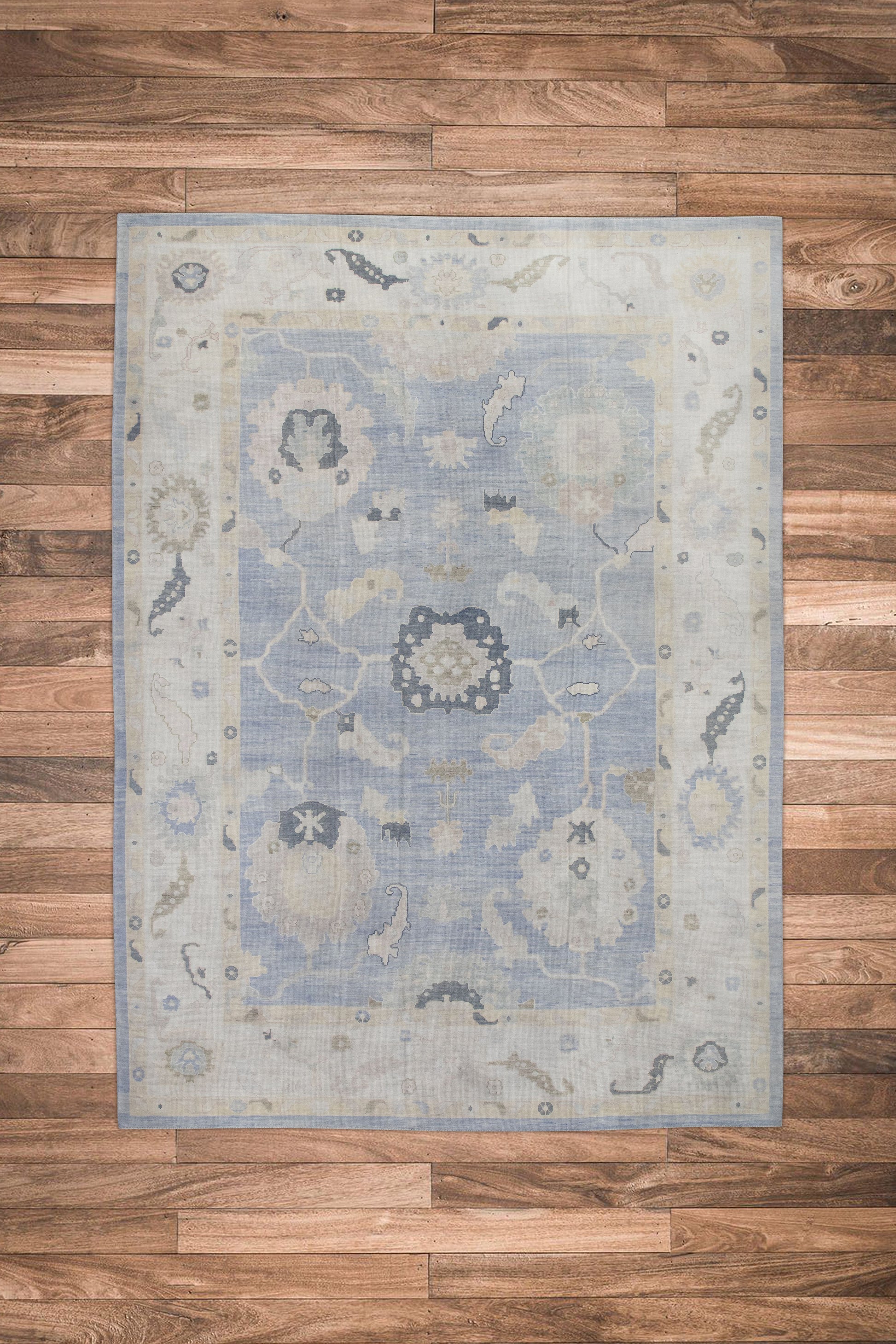 Turkish Oushak Rug 10'5" x 14'4" #8017