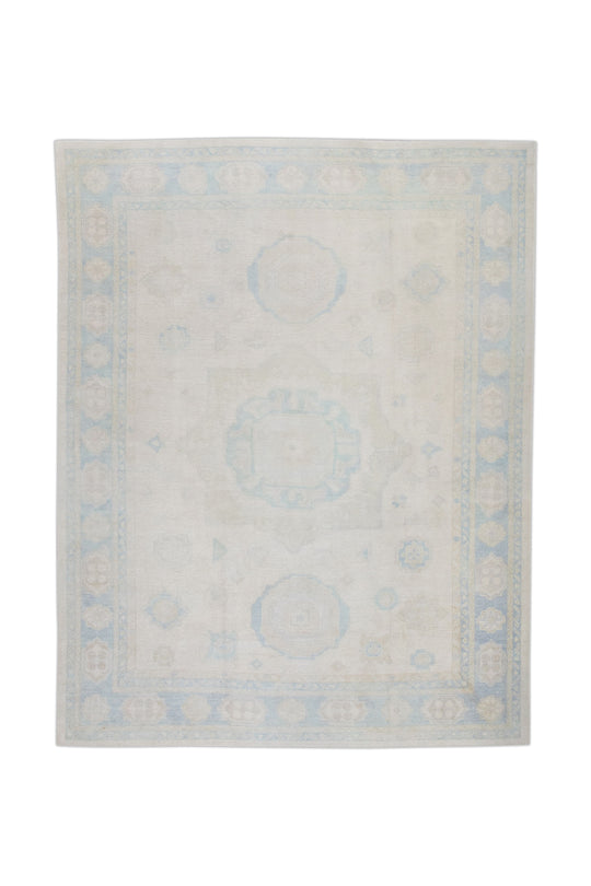 #10847 Turkish Oushak 9'4" x 12'