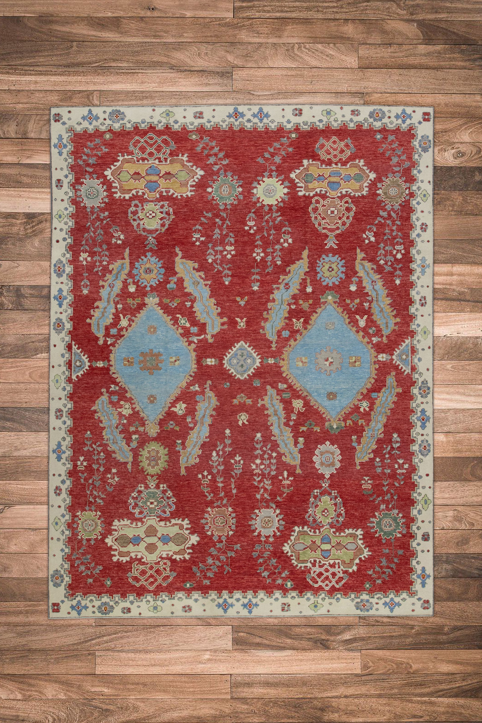 Turkish Oushak Rug 8'11" x 11'11" #10750