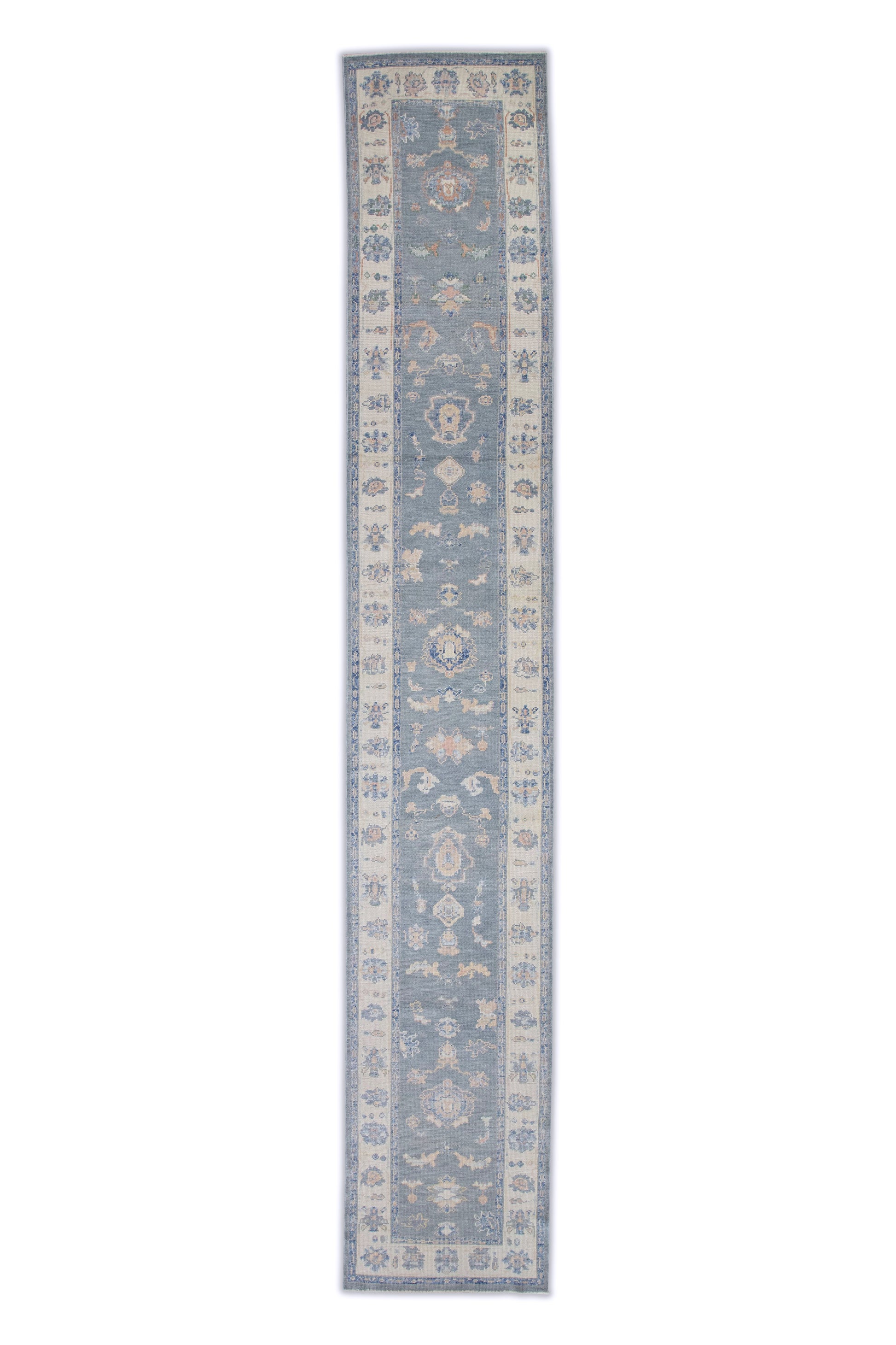Turkish Oushak Rug 2'9" x 16'11" #8007
