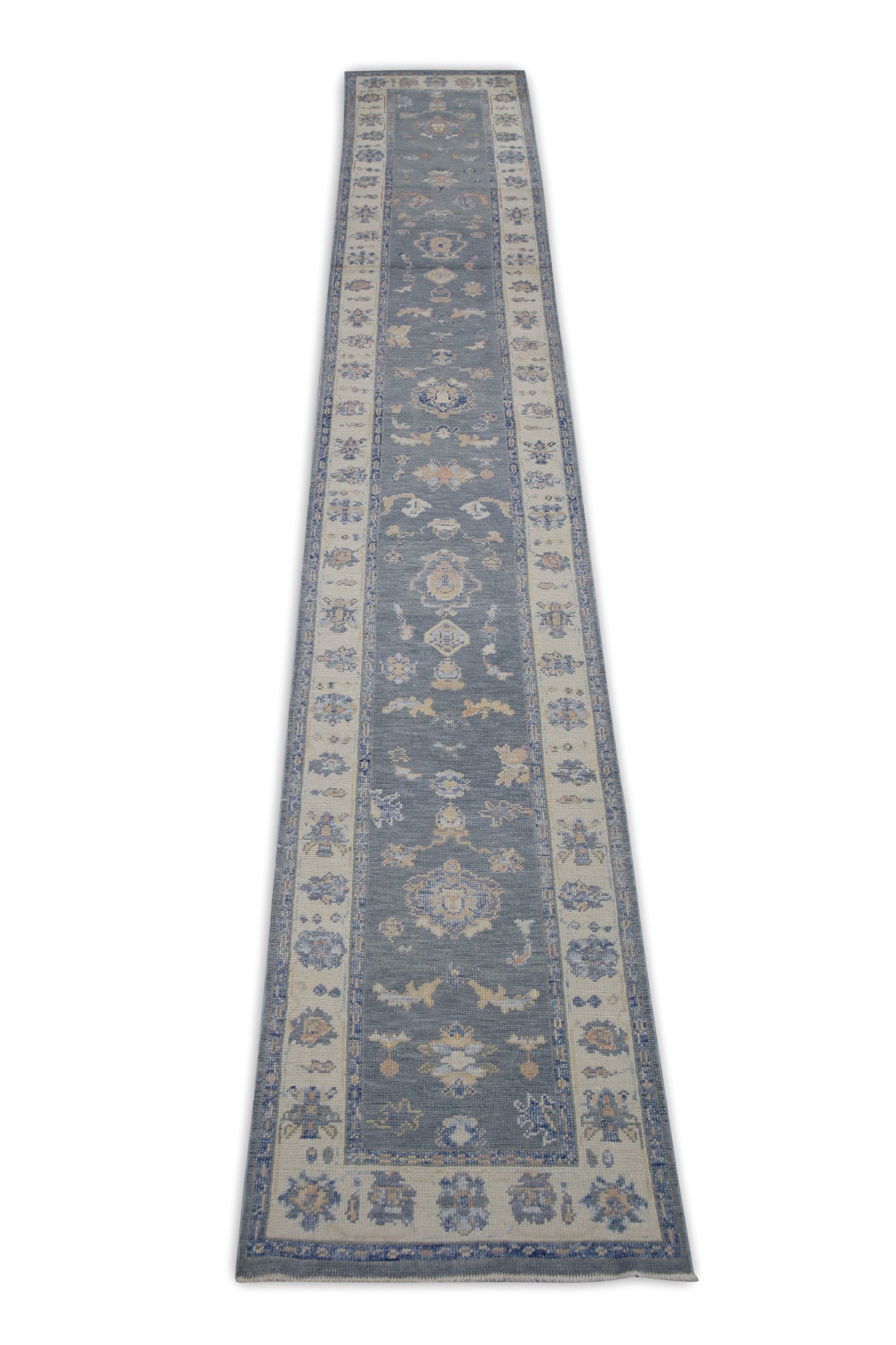 Turkish Oushak Rug 2'9" x 16'11" #8007