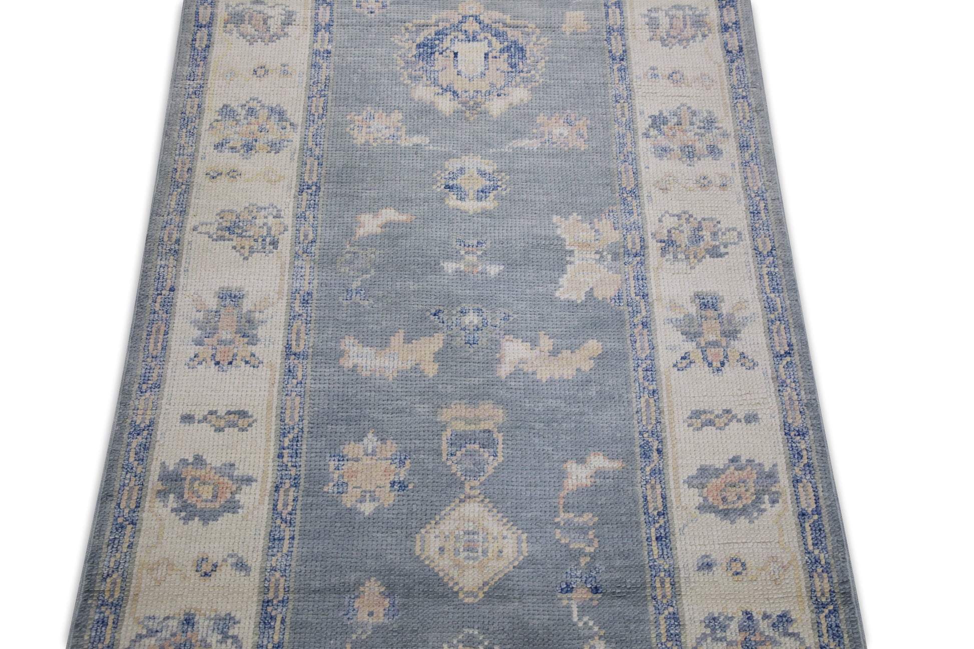 Turkish Oushak Rug 2'9" x 16'11" #8007