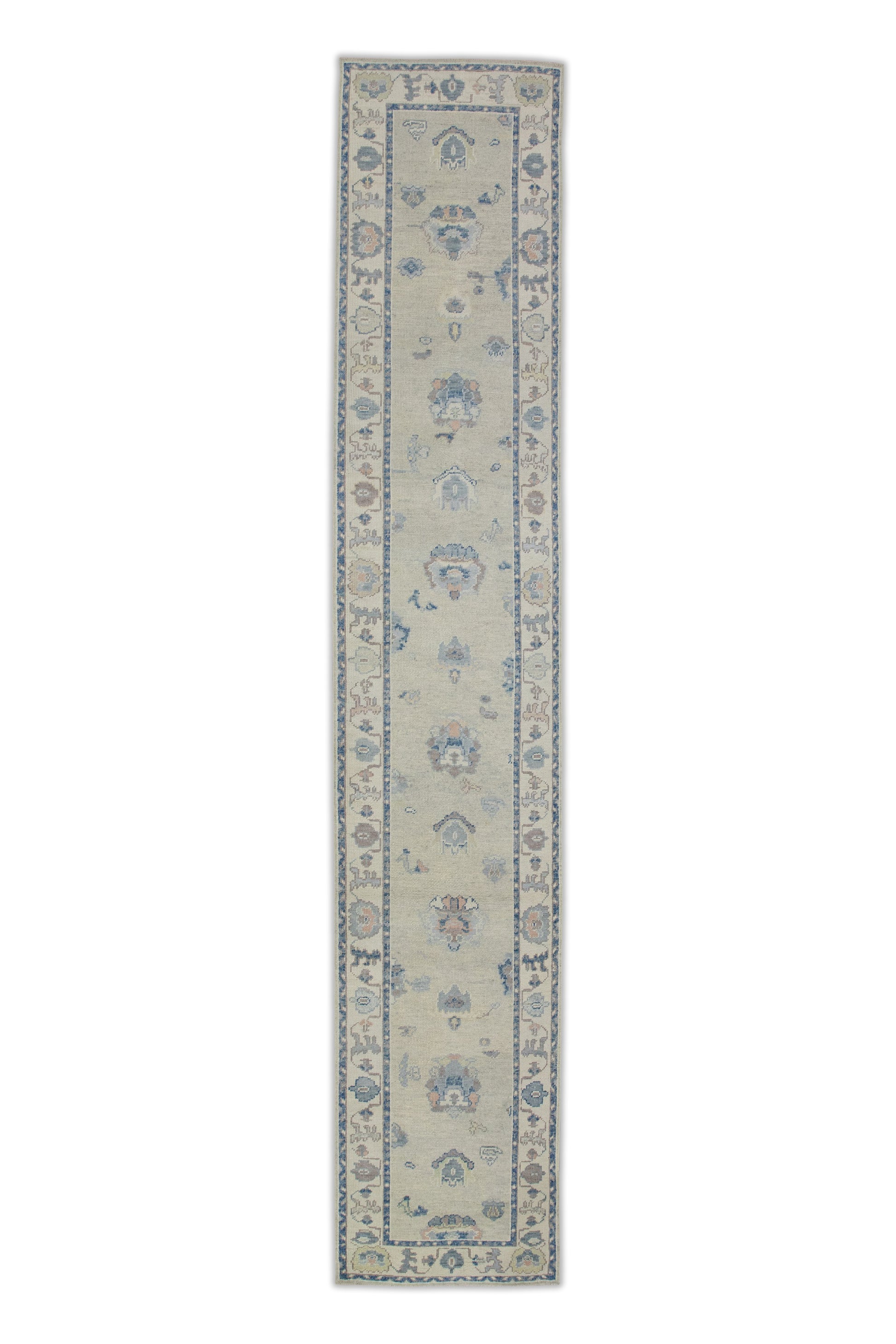 Turkish Oushak Rug 2'11" x 15'9" #8227