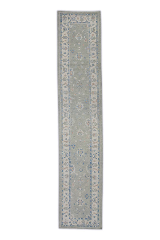 #8246 Turkish Oushak 3' x 15'1"