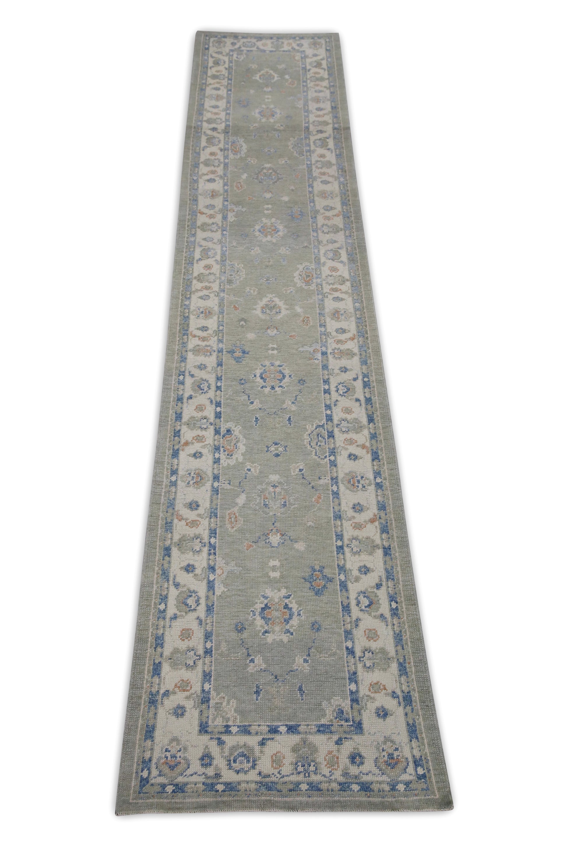 Turkish Oushak Rug 3' x 15'1" #8246