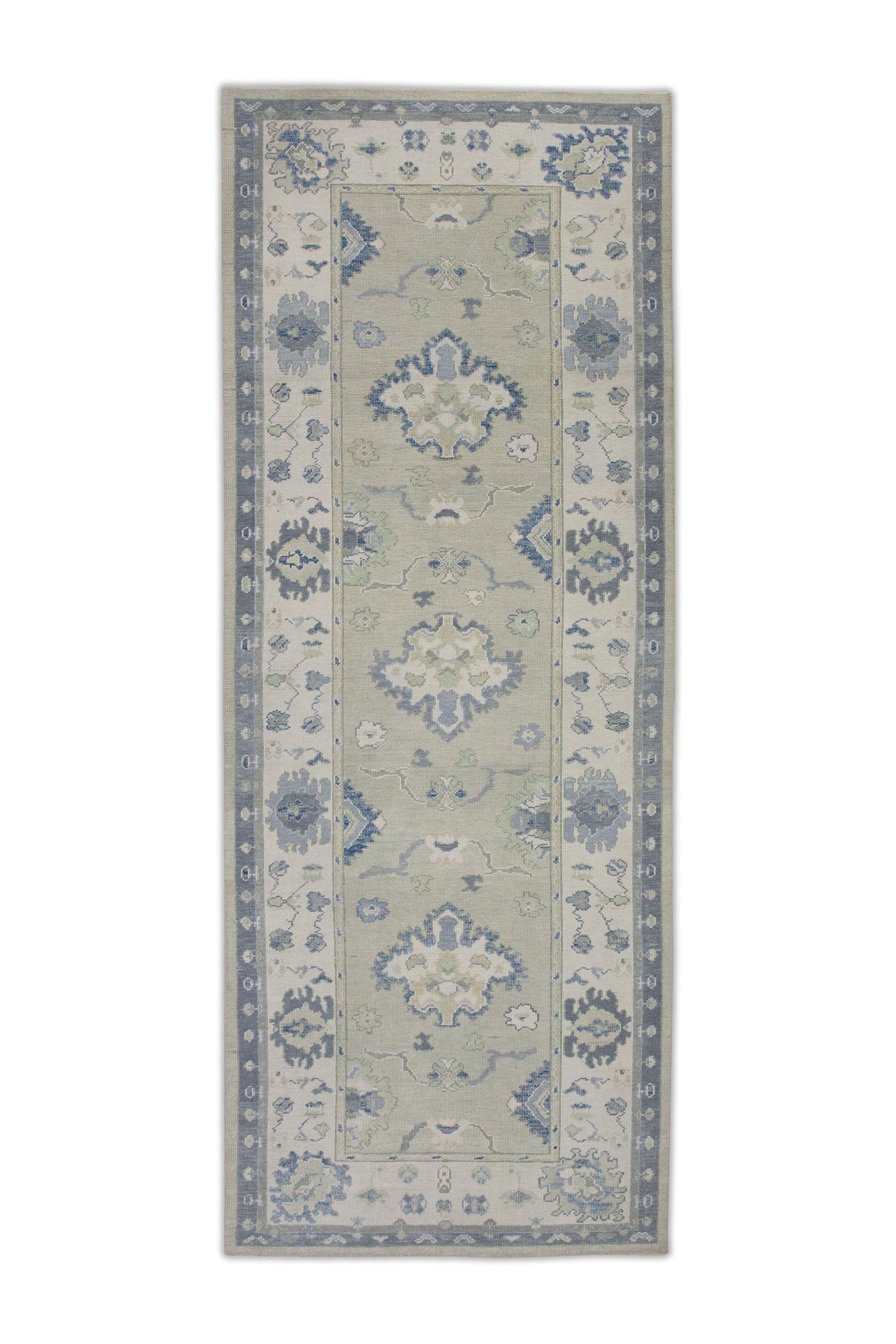 Turkish Oushak Rug 5' x 12'10" #7885