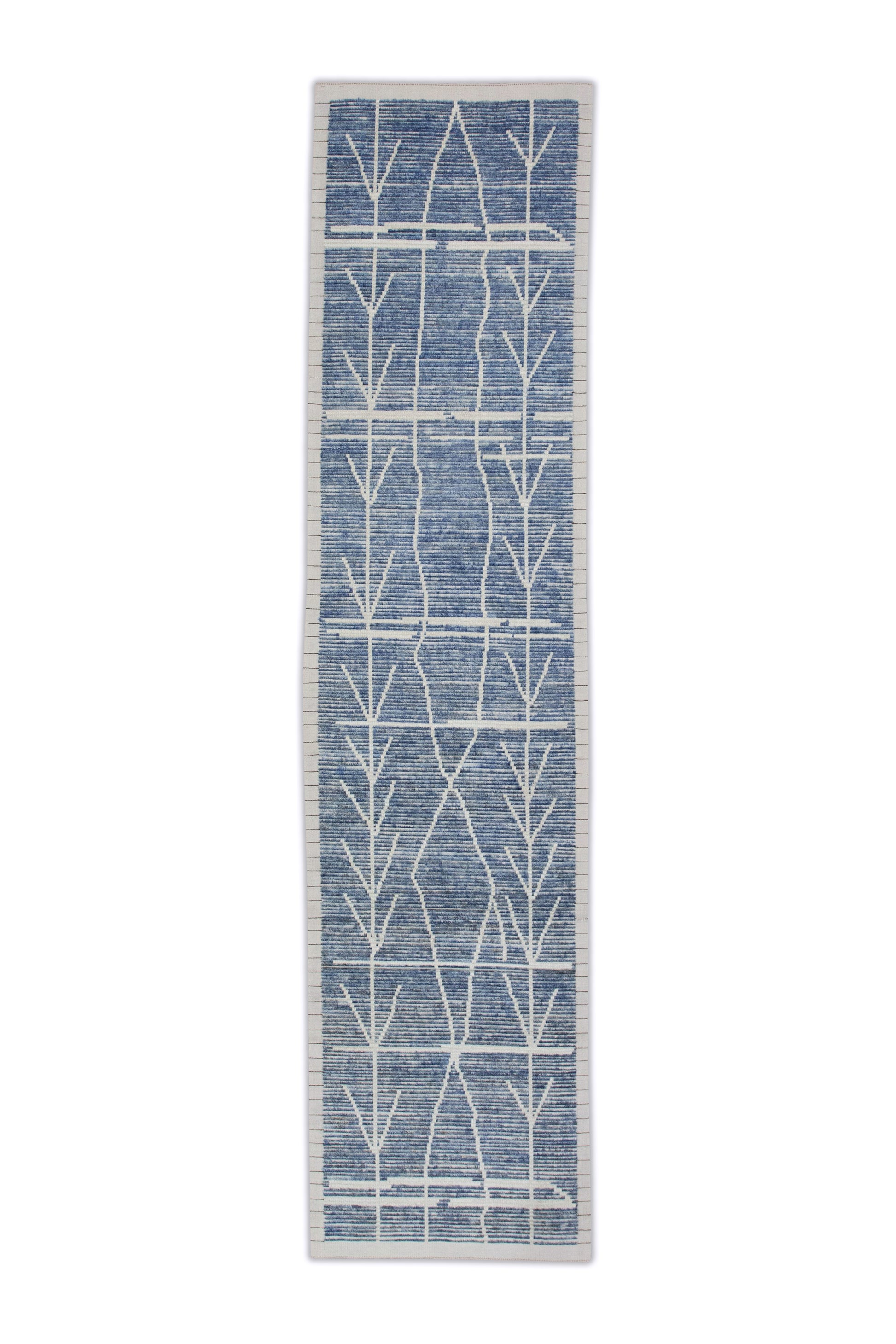 Turkish Tulu Rug Hand Knotted 3' x 12'7" #7729