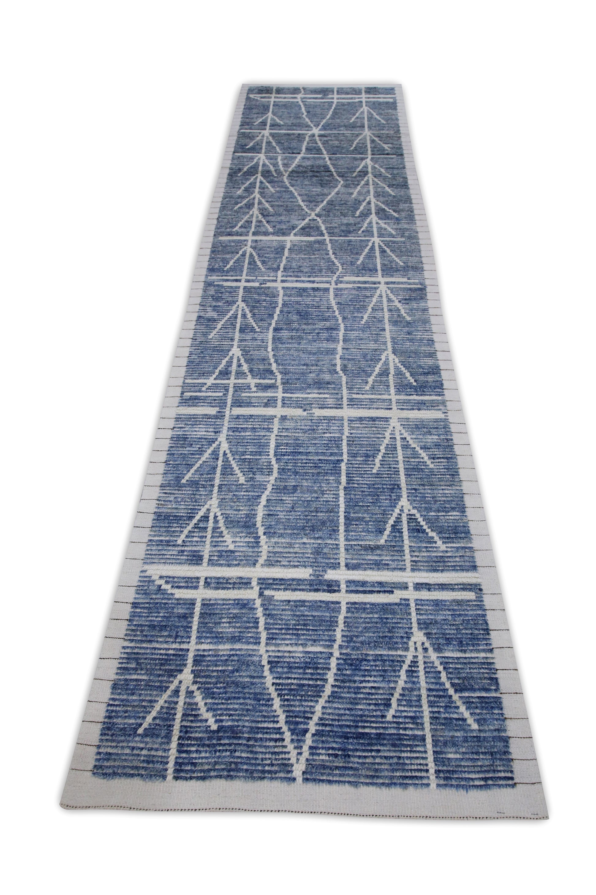 Turkish Tulu Rug Hand Knotted 3' x 12'7" #7729