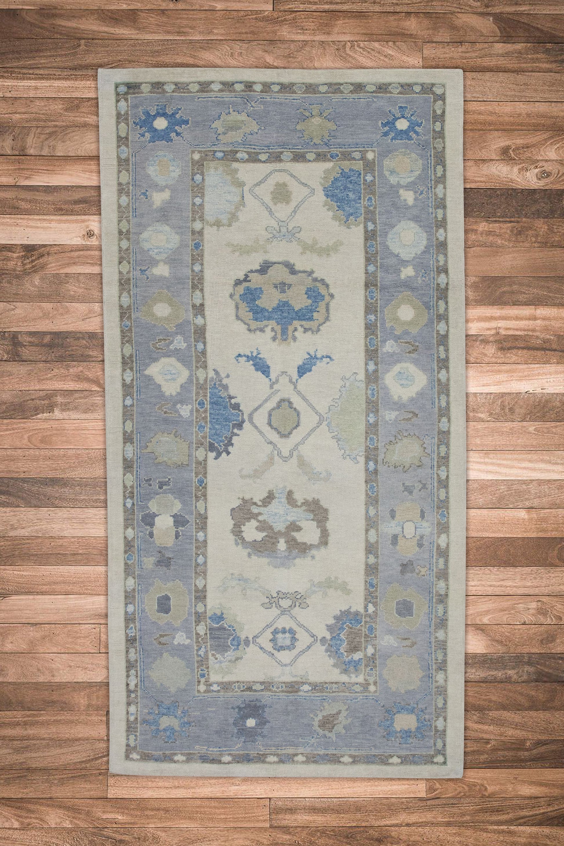 Turkish Oushak Rug 5'1" x 9'7" #8195