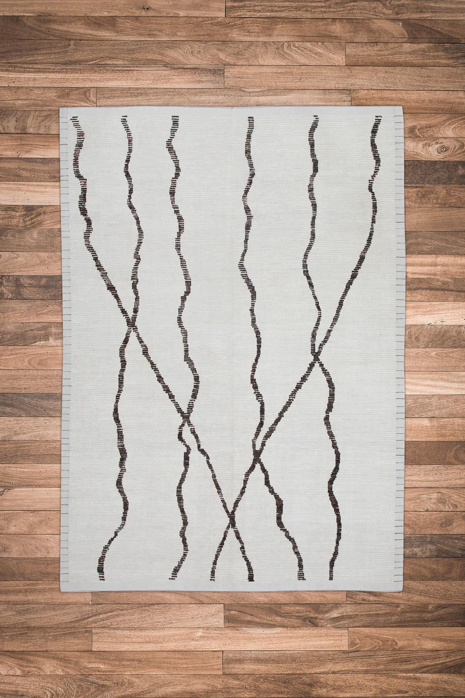 Turkish Tulu Rug Hand Knotted 7'11" x 10'8" #10753