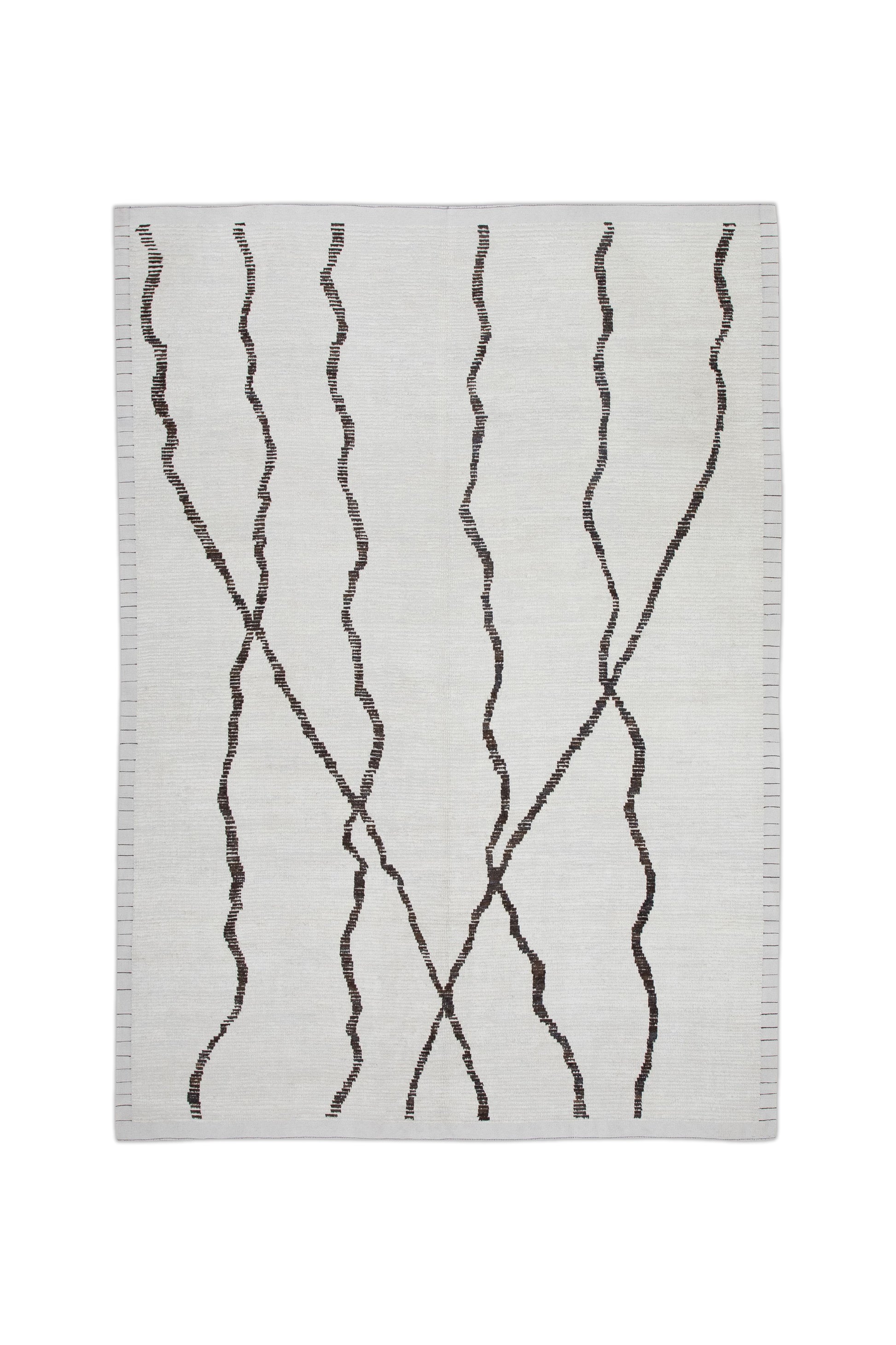 Turkish Tulu Rug Hand Knotted 7'11" x 10'8" #10753