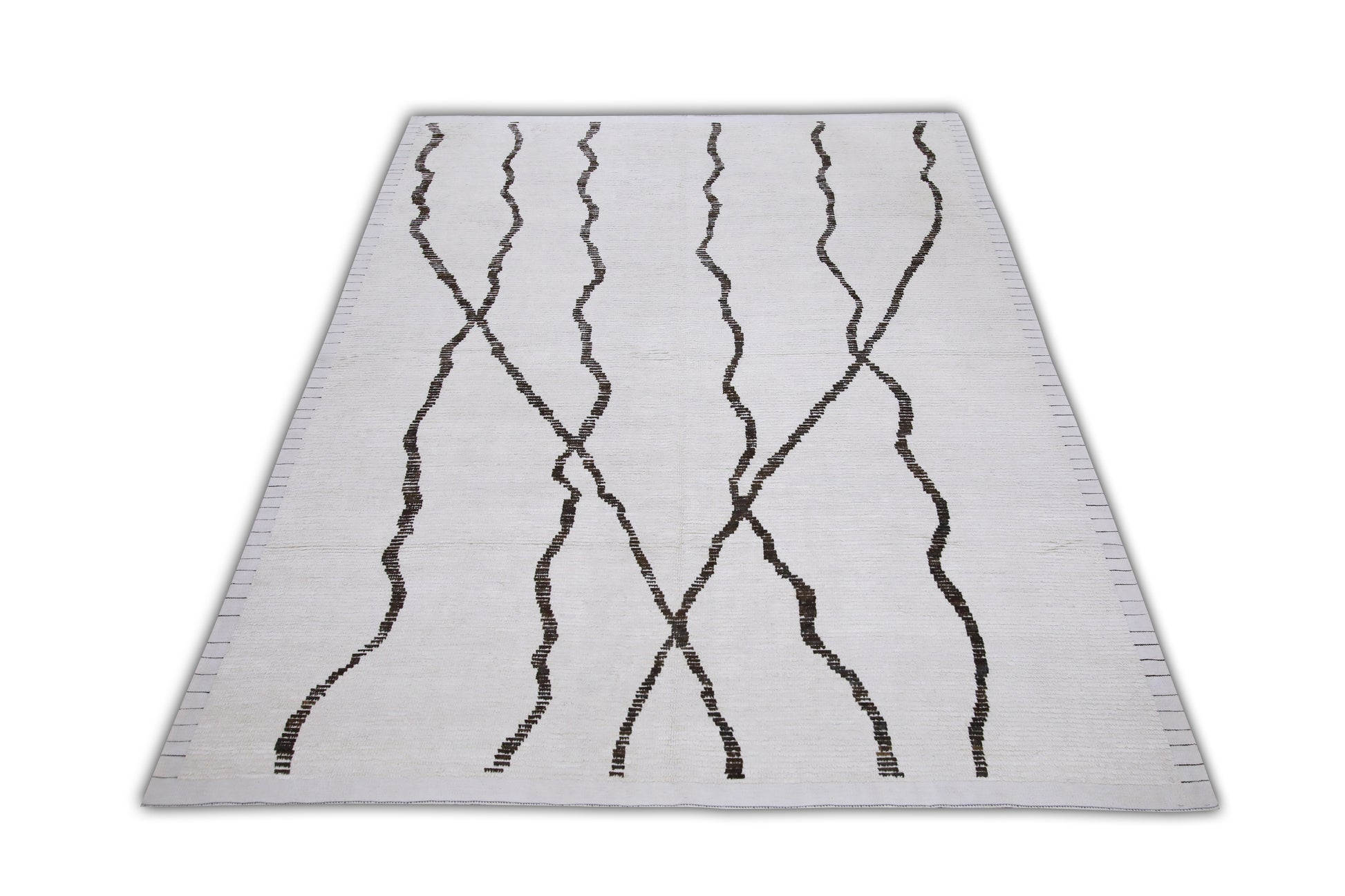 Turkish Tulu Rug Hand Knotted 7'11" x 10'8" #10753