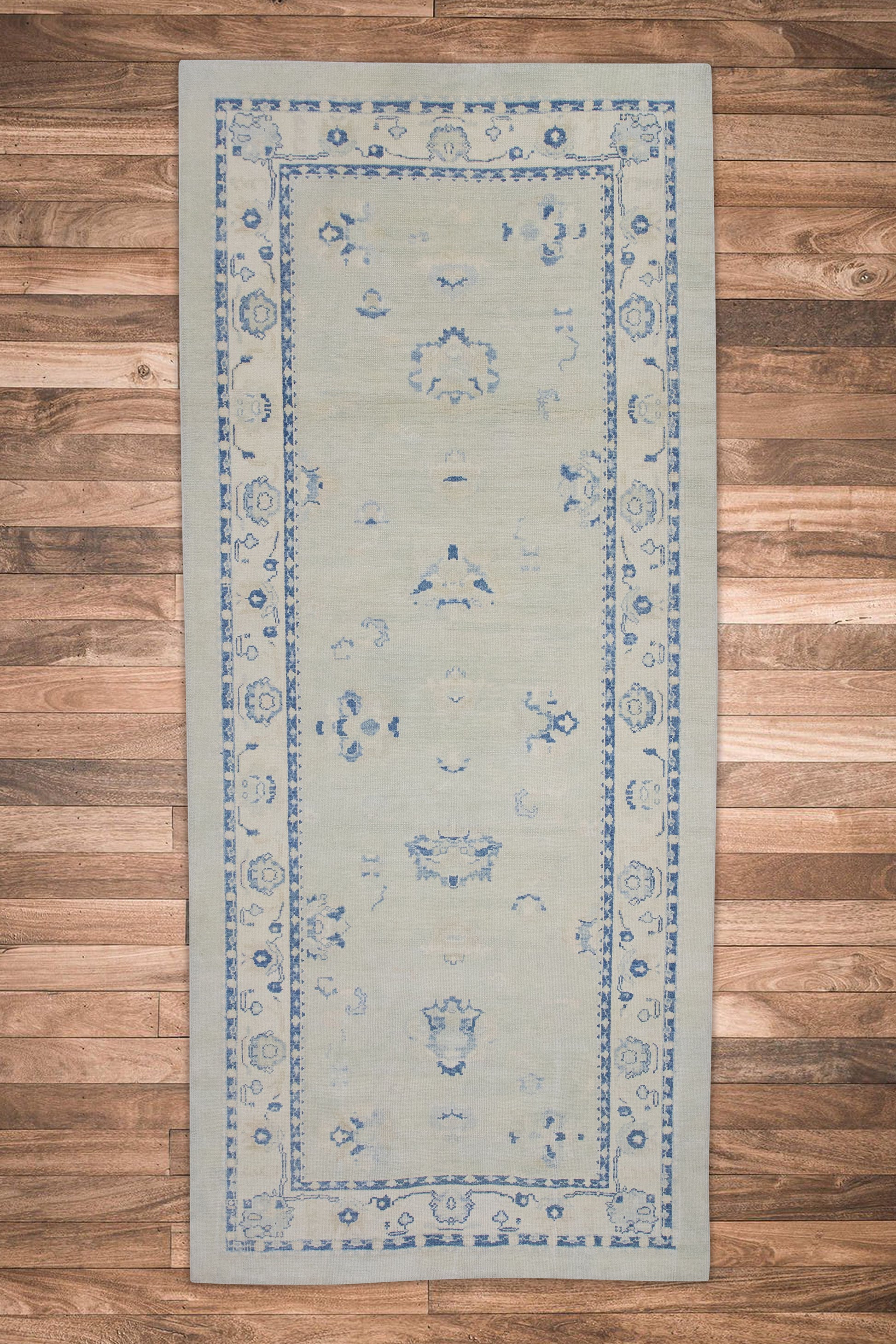 Turkish Oushak Rug 6'5" x 14'3" #7528