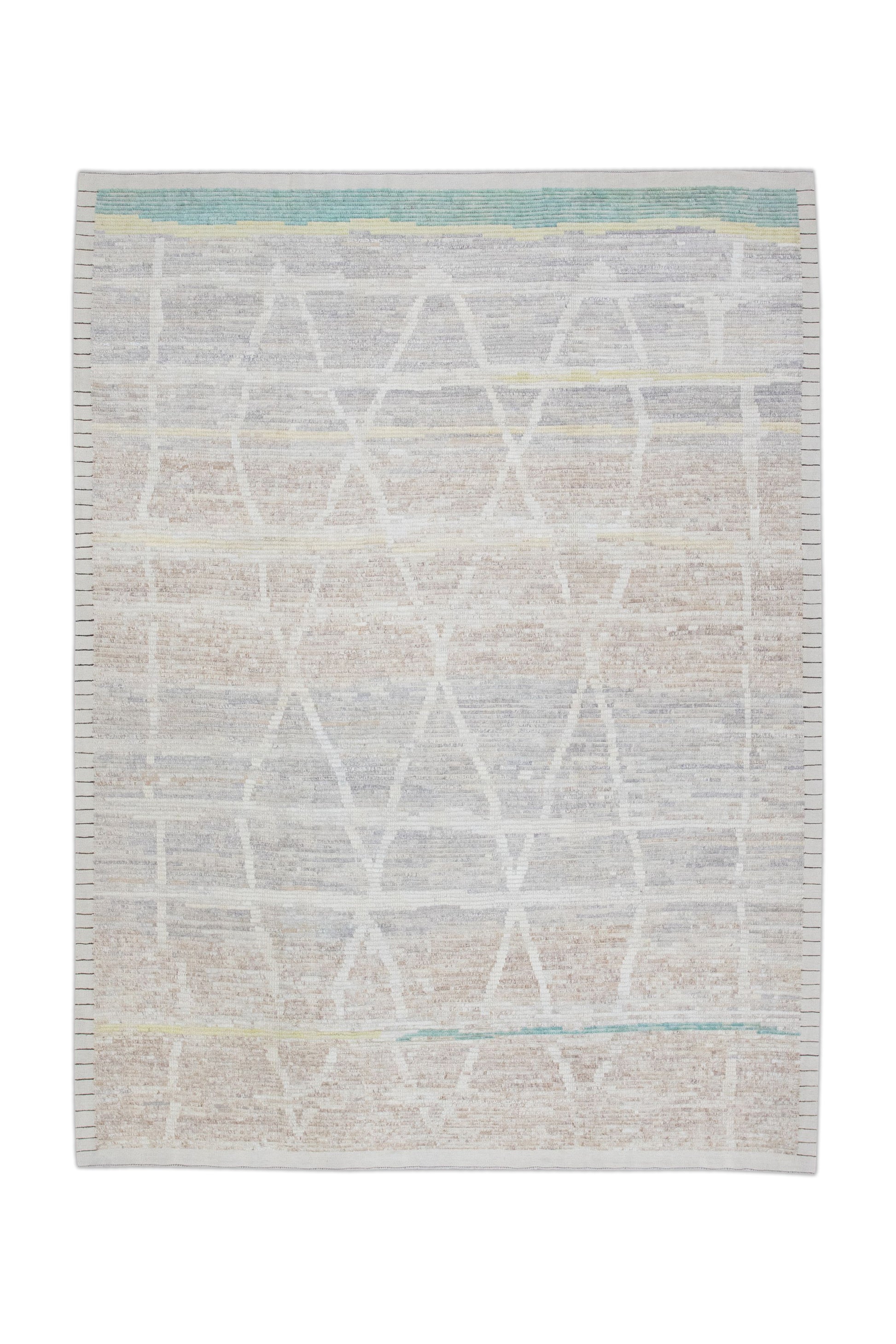 Turkish Tulu Rug Hand Knotted 7'11" x 10'4" #10819