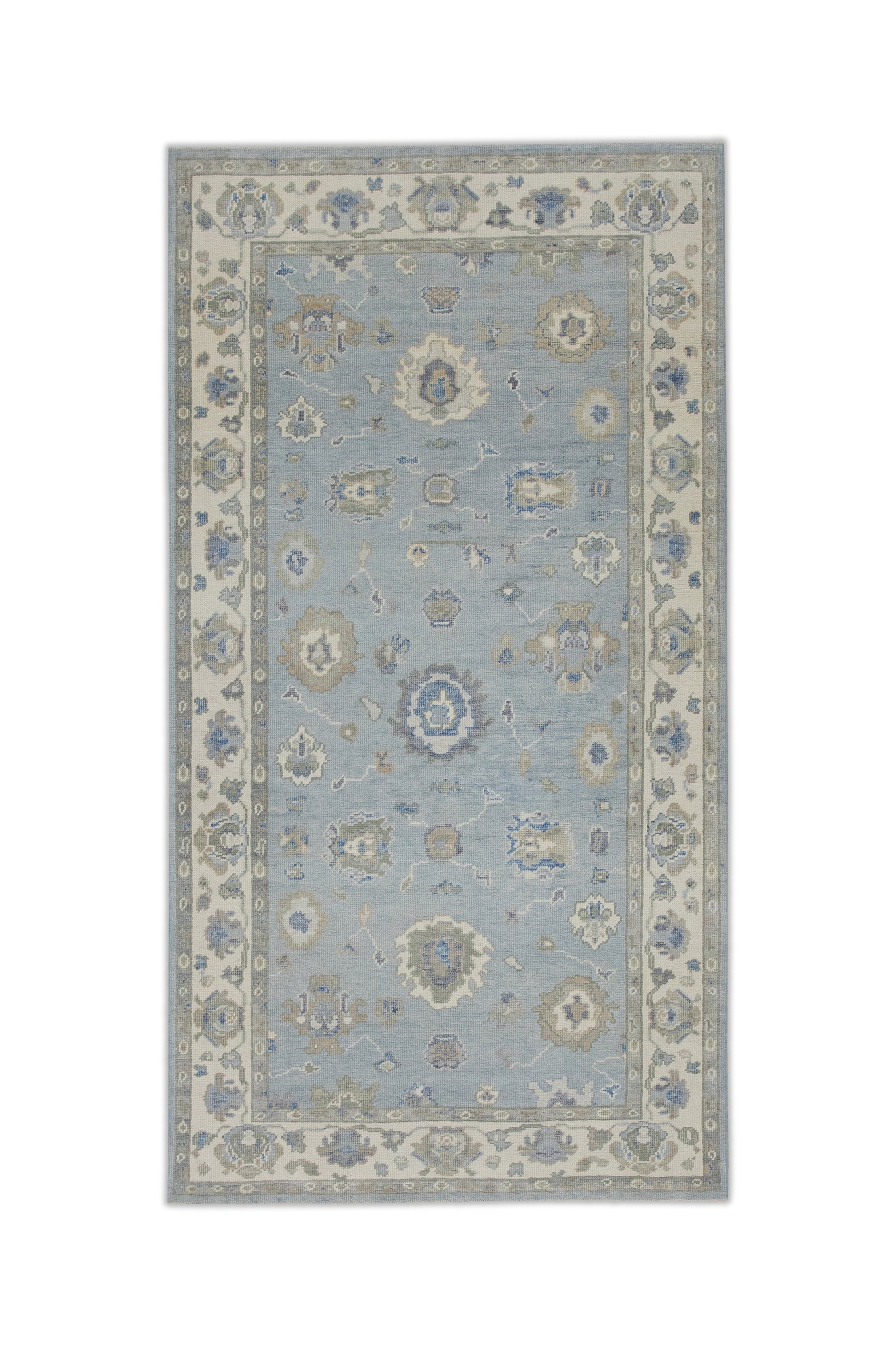 Turkish Oushak Rug 5' x 9'6" #7897