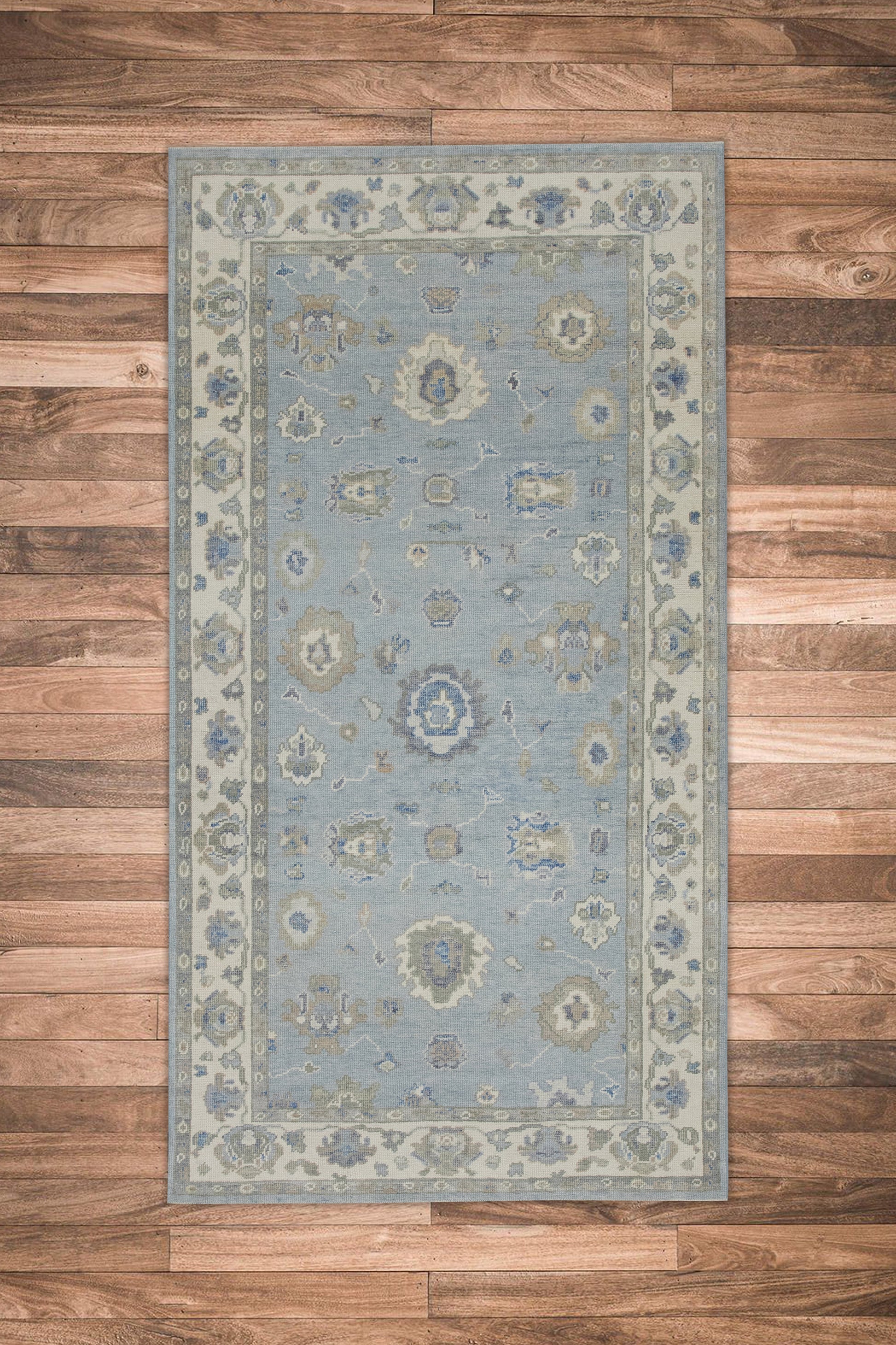 Turkish Oushak Rug 5' x 9'6" #7897