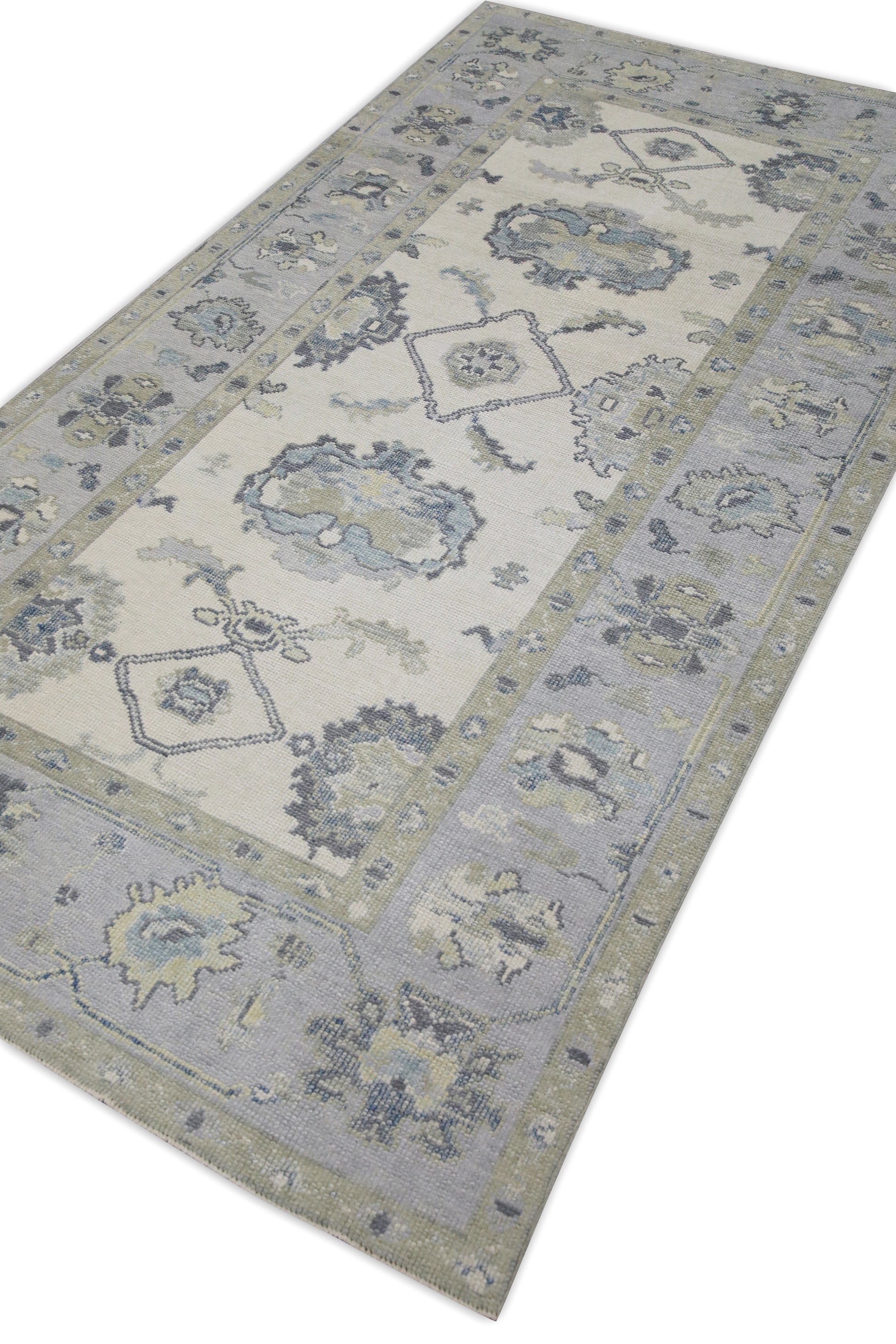 Turkish Oushak Rug 4'9" x 9'2" #7628