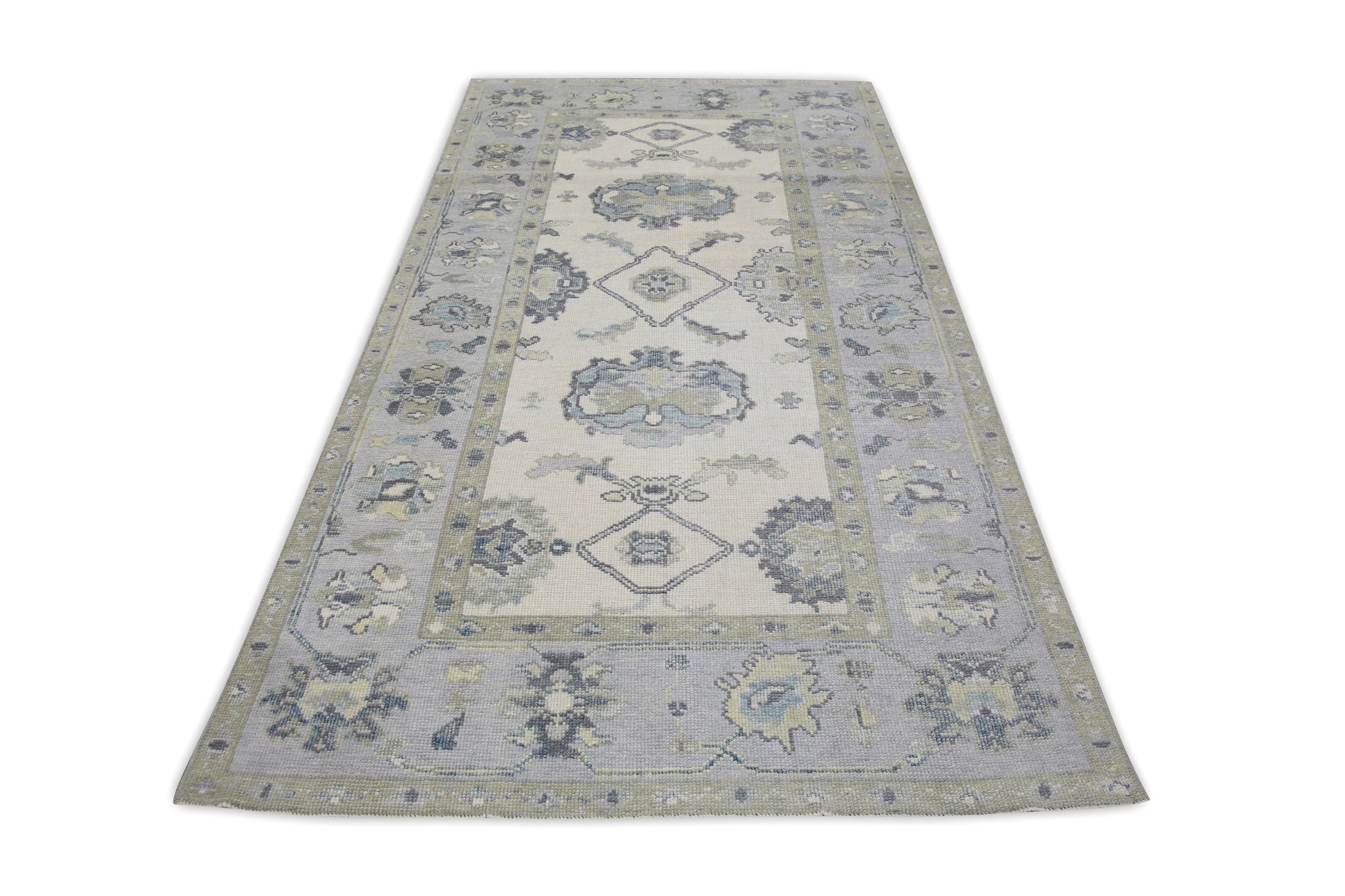 Turkish Oushak Rug 4'9" x 9'2" #7628