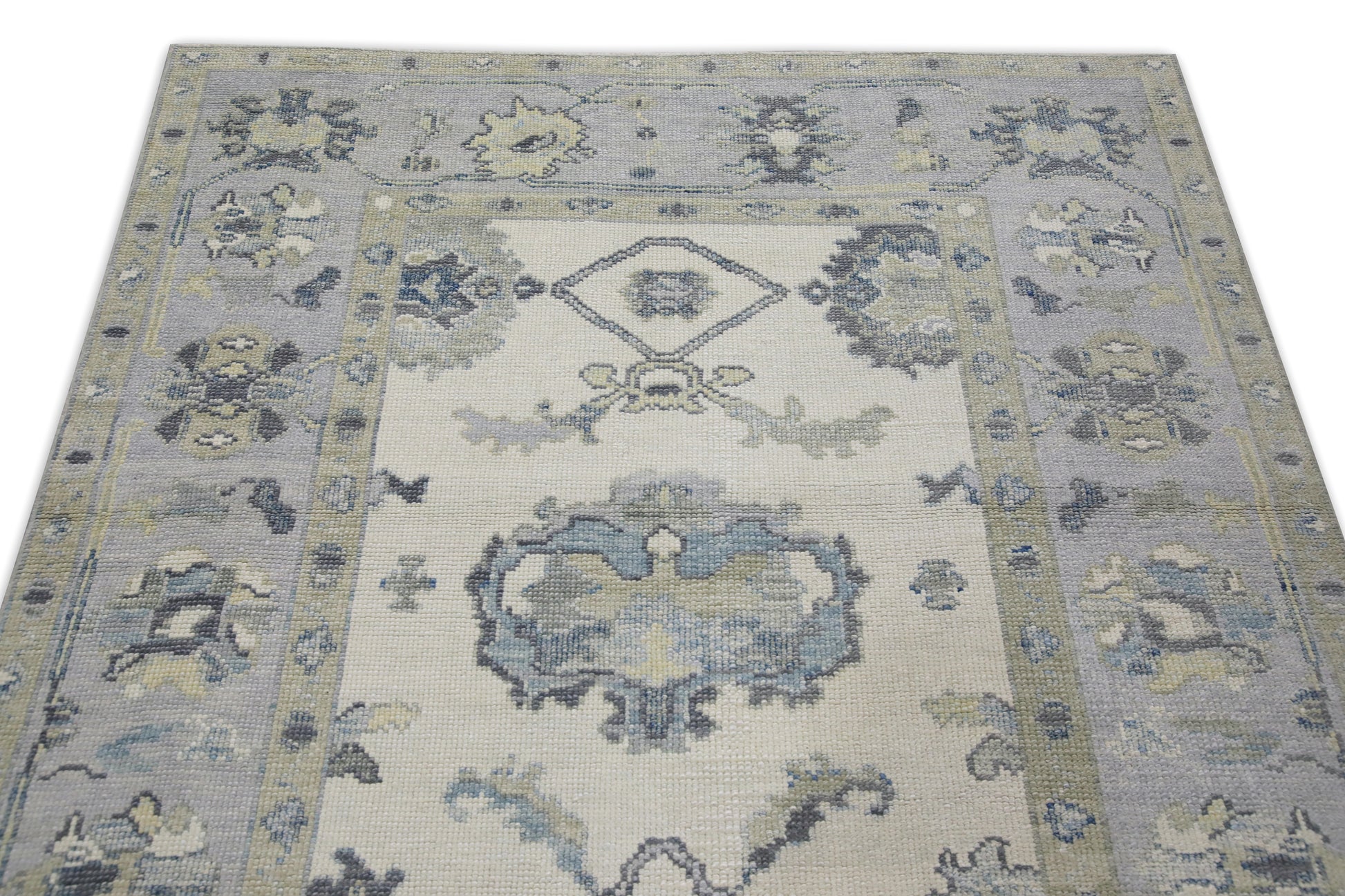 Turkish Oushak Rug 4'9" x 9'2" #7628