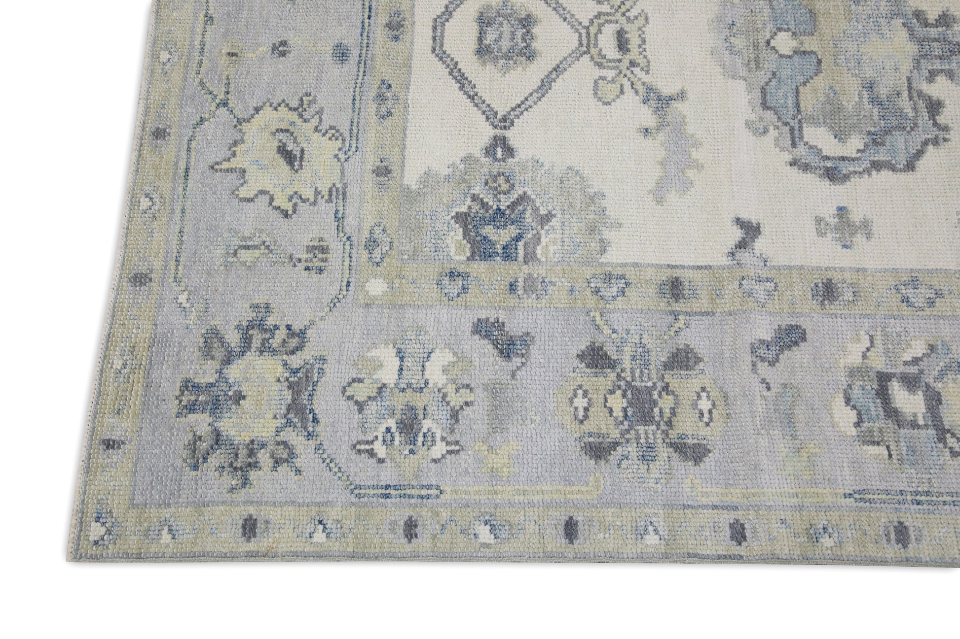 Turkish Oushak Rug 4'9" x 9'2" #7628