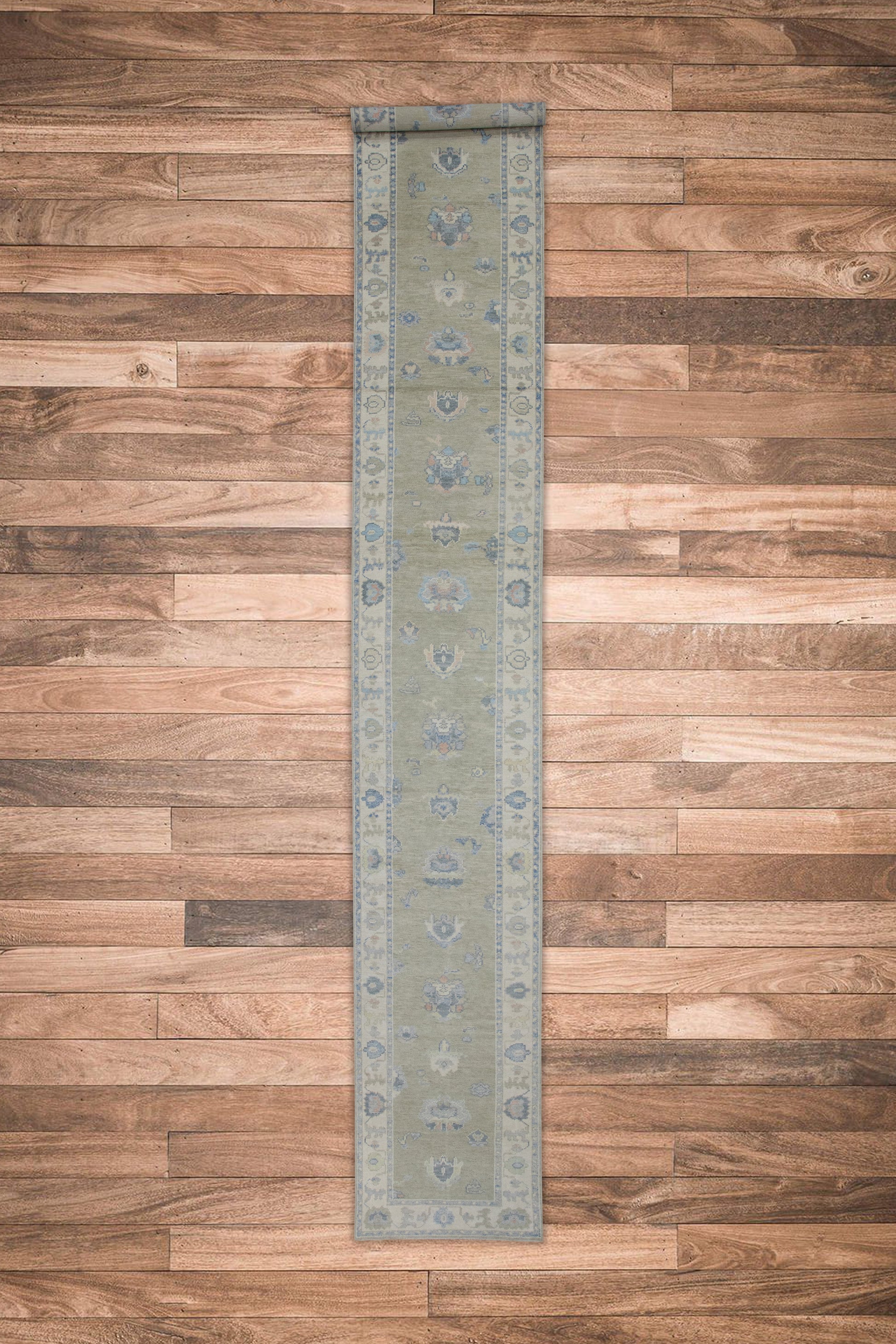 Turkish Oushak Rug 2'11" x 20'4" #7703